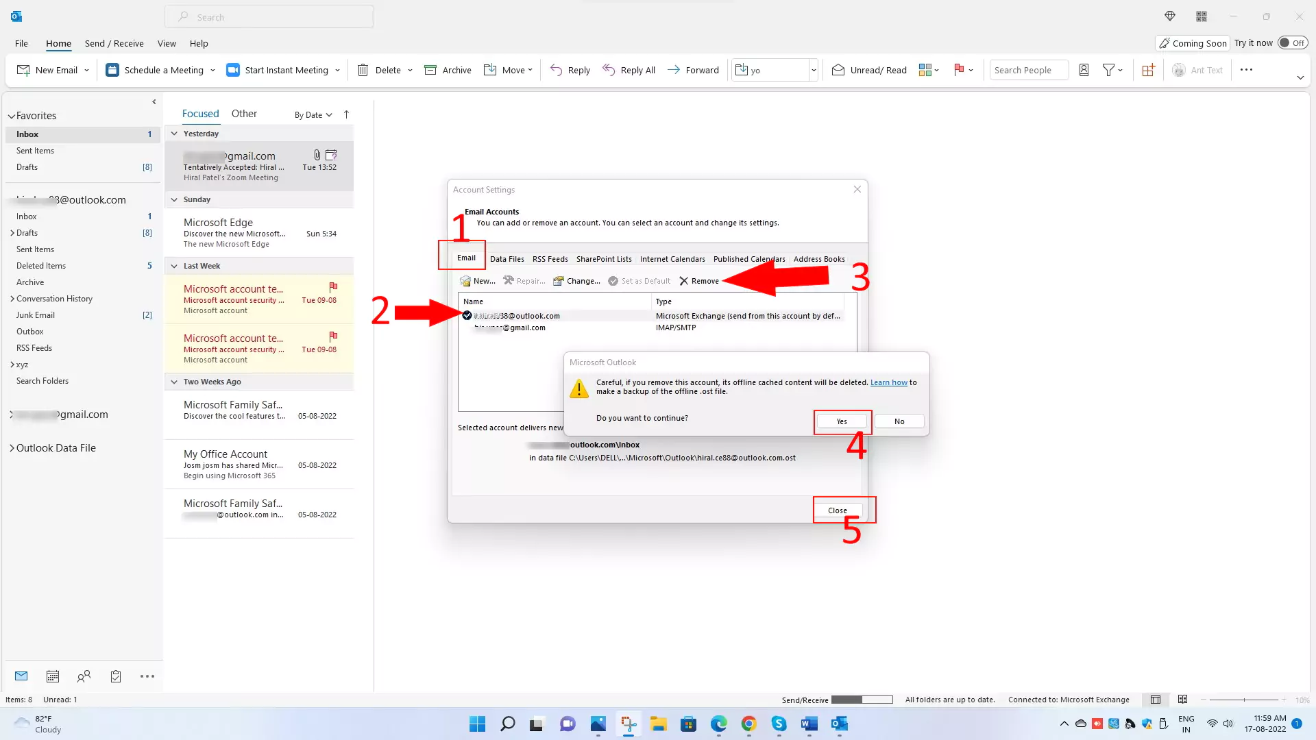 remove-outlook-account-from-app-on-windows