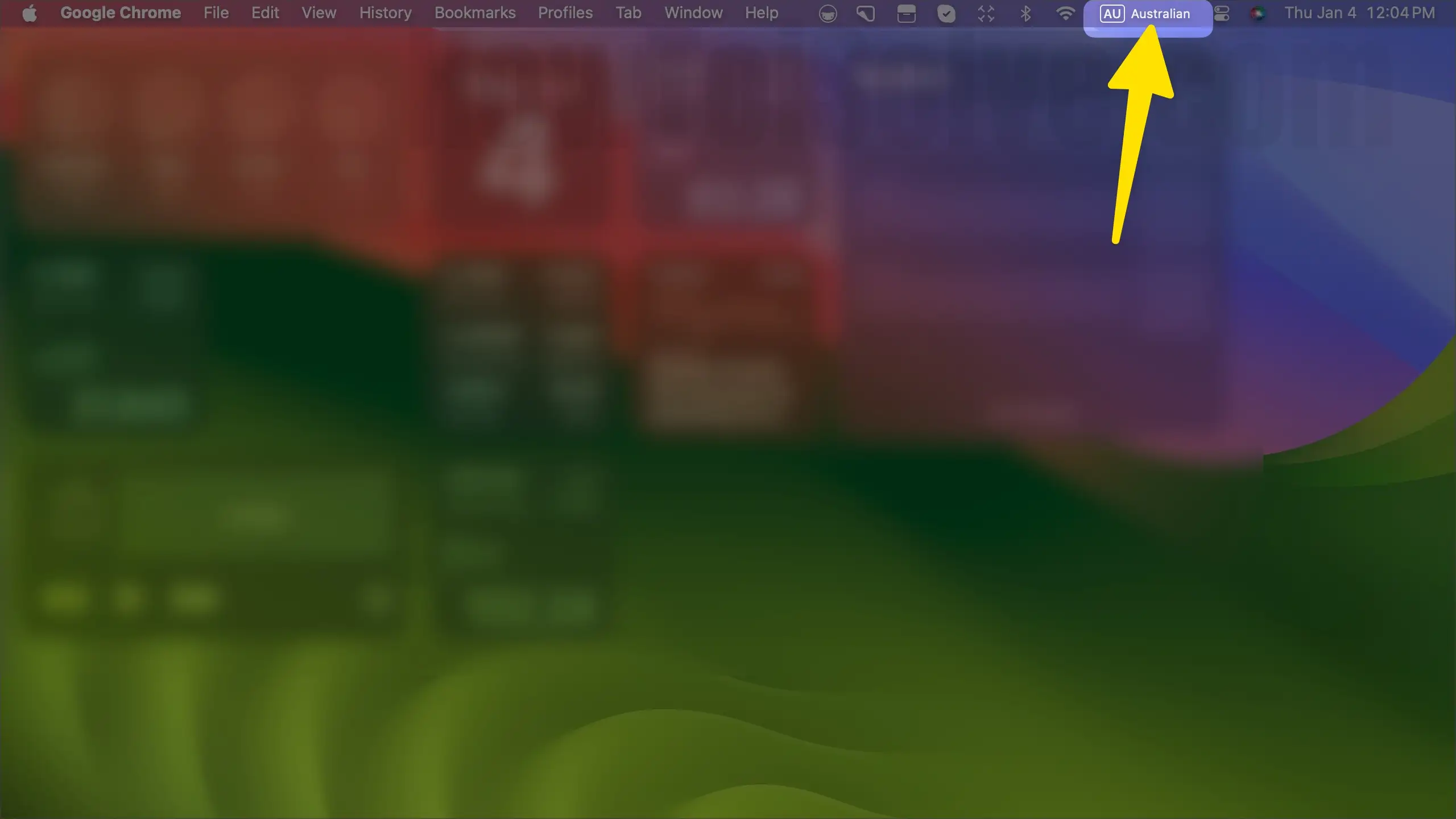 1. the mouse to the Mac menu bar, click on Input Icon, and select the language you want on mac