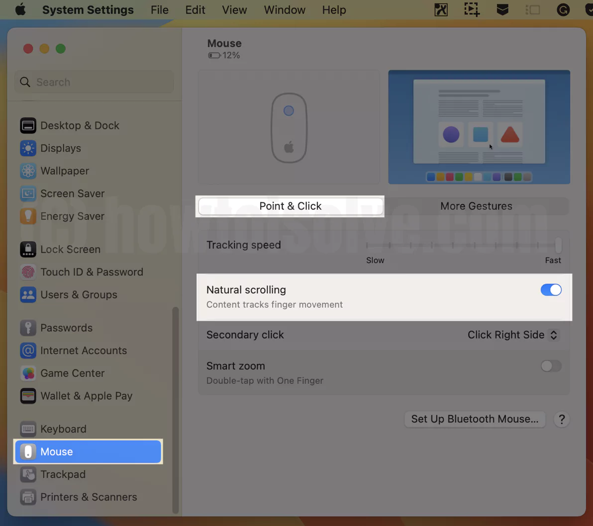Enable or Change Scrolling on Mac Magic Mouse