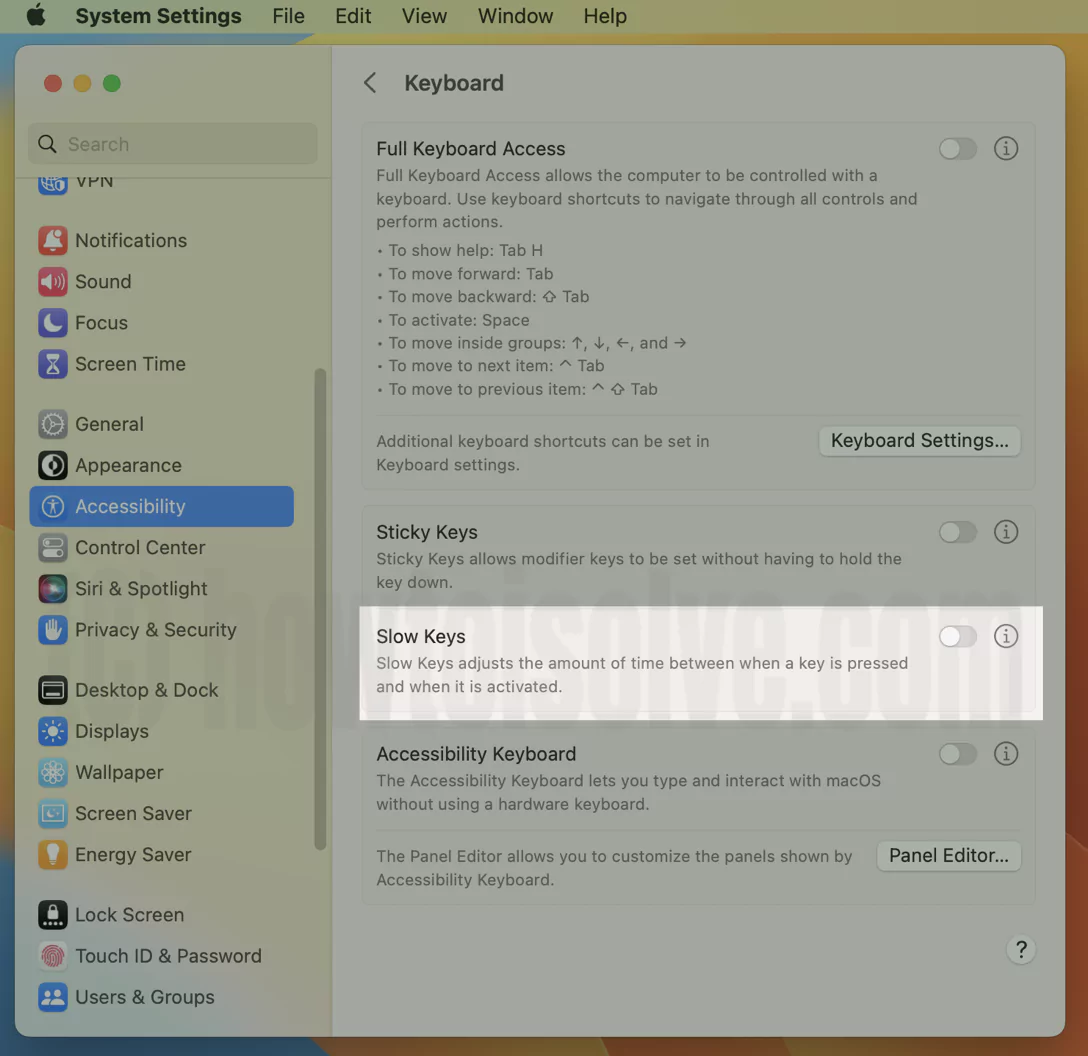slow-keys-option-on-mac-keyboard-settings