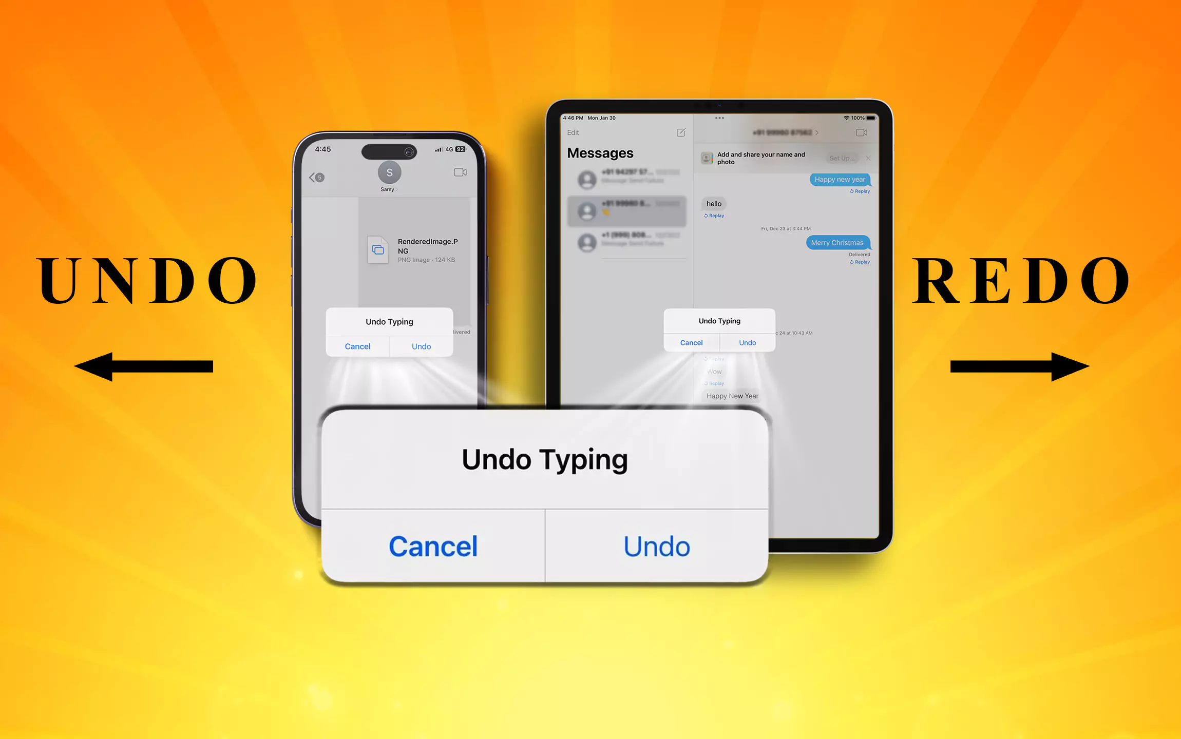 4 Ways to Redo or Undo Typing On iPhone, iPad (Notes, mail...)