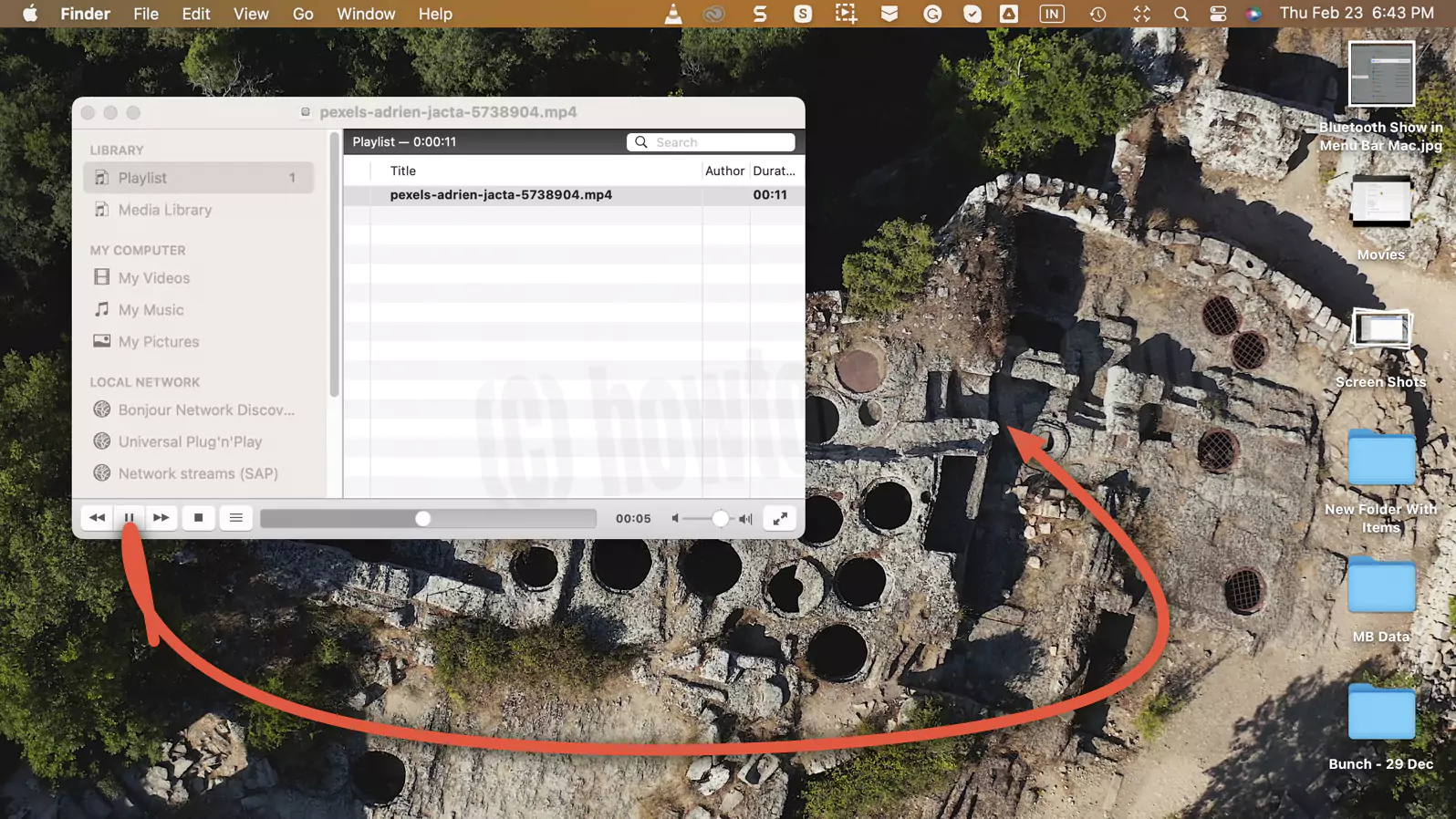 play-video-and-minimize-the-vlc-to-see-on-desktop