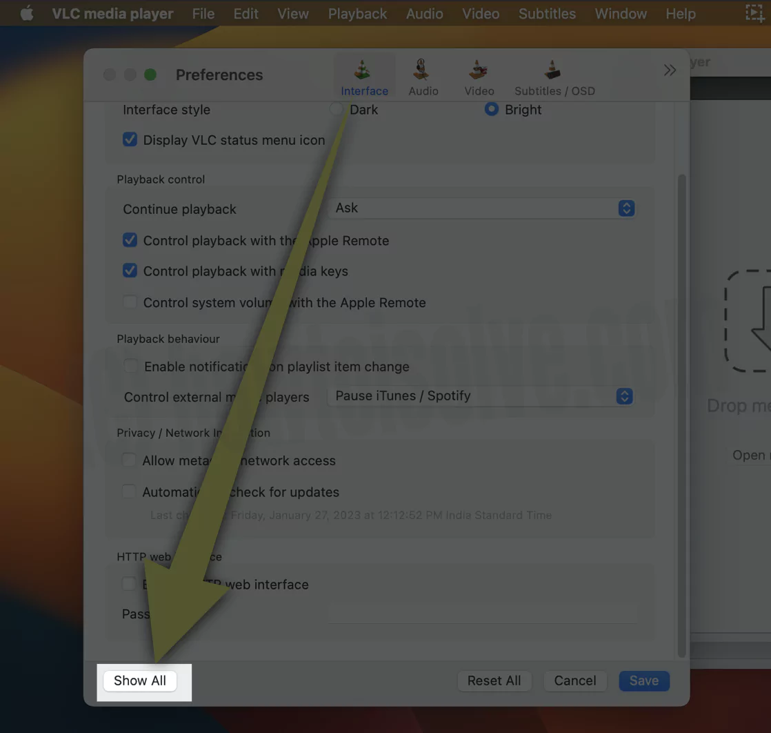 show-all-option-in-vlc-on-mac