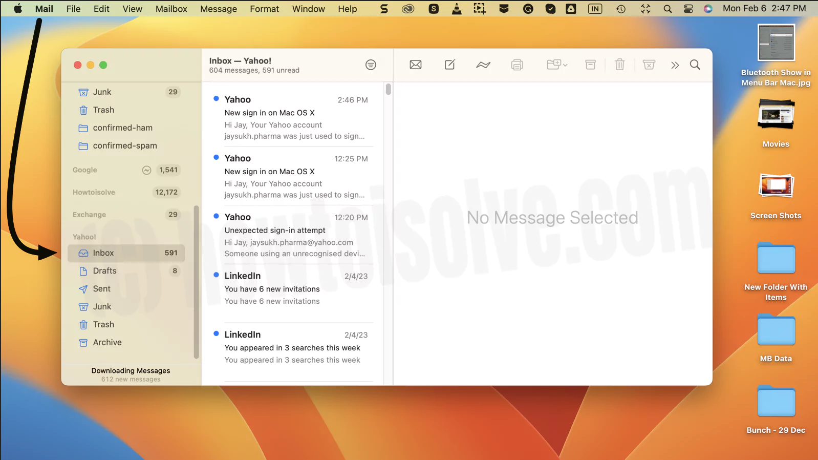 yahoo-account-added-to-mac-mail-app