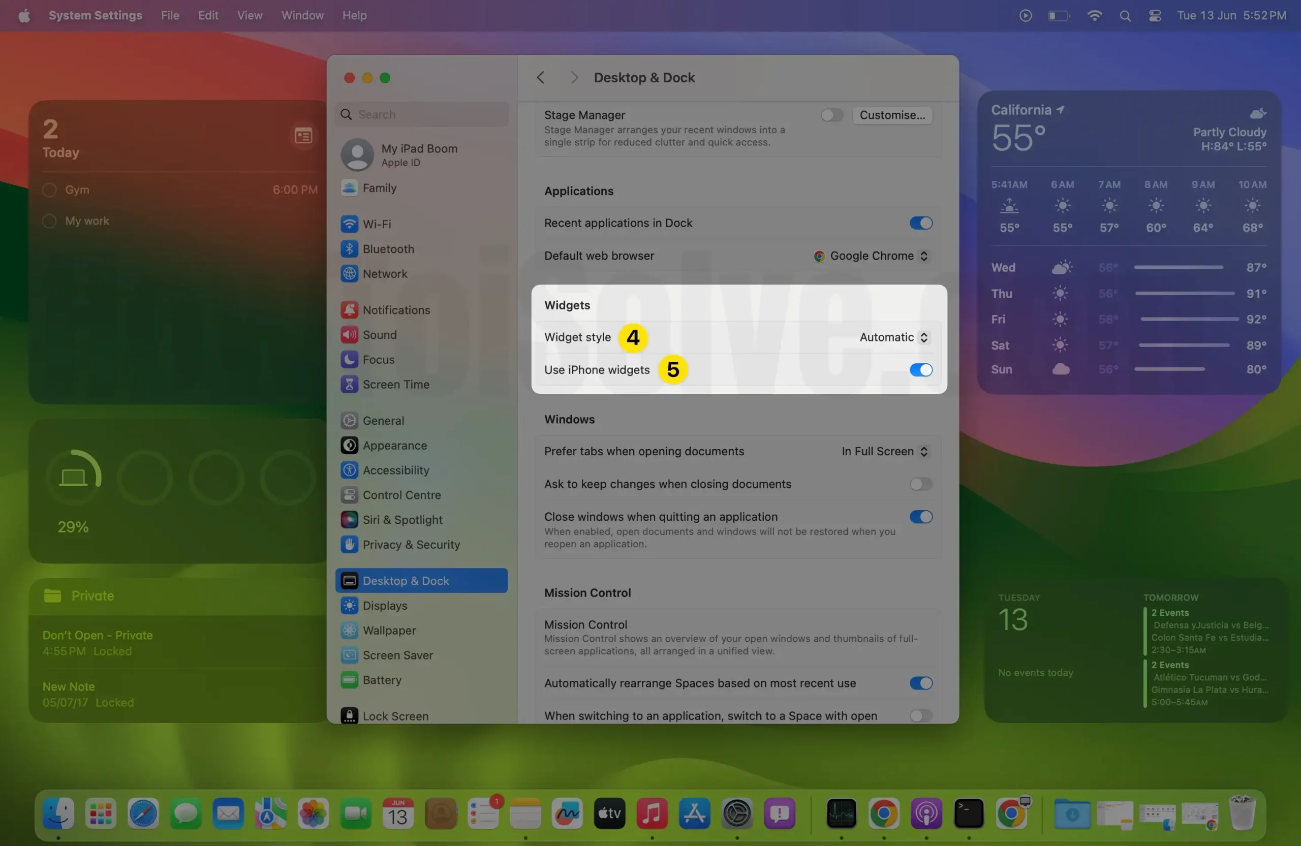 Change Widget Style and more for Mac