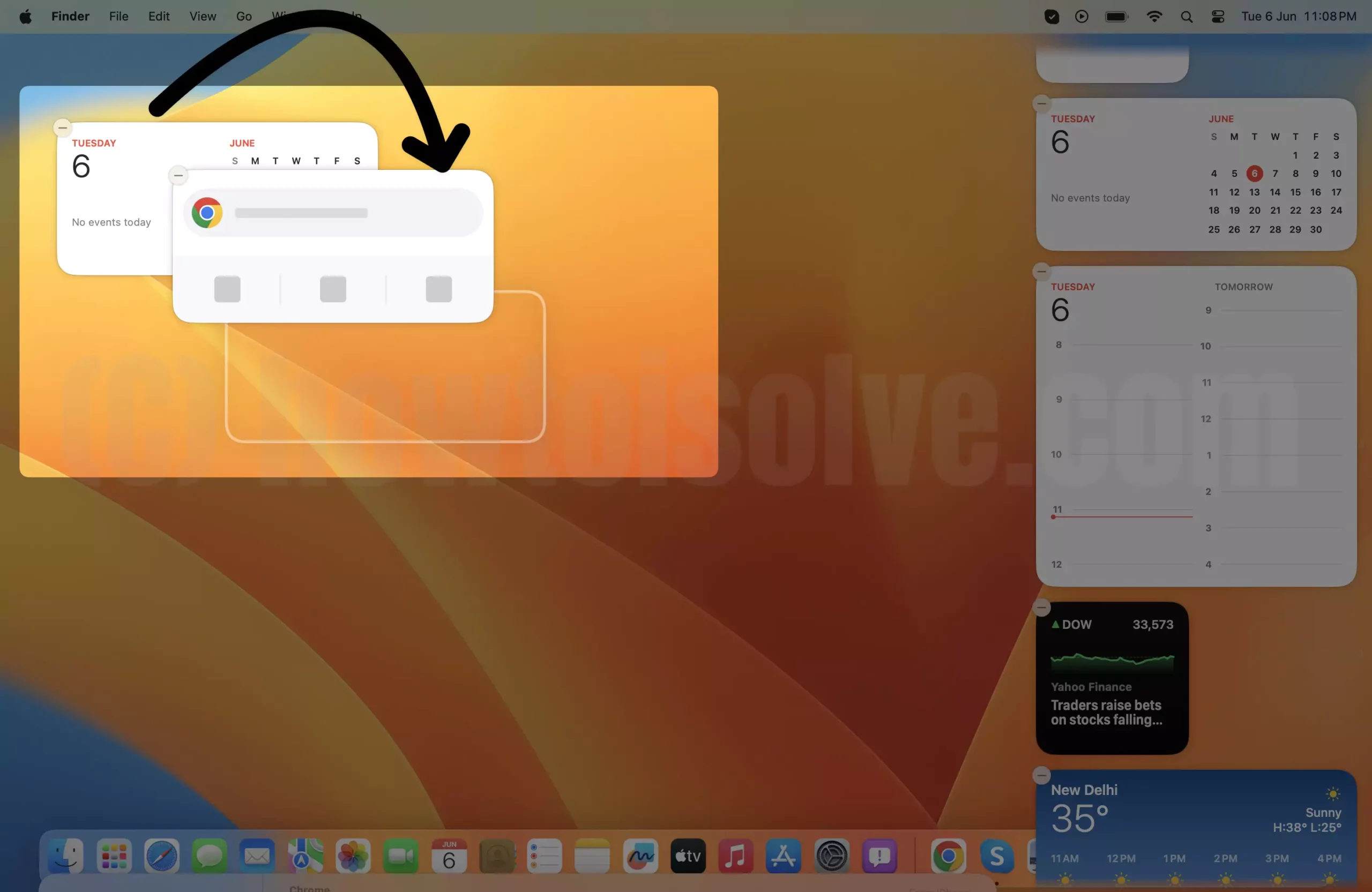 re-arrange-widget-on-desktop-mac