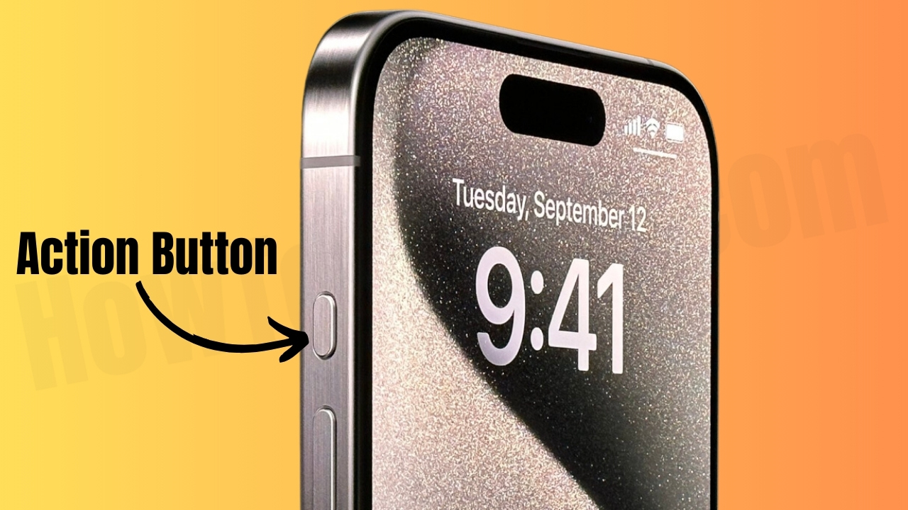 Action button on iPhone 15 Pro Max