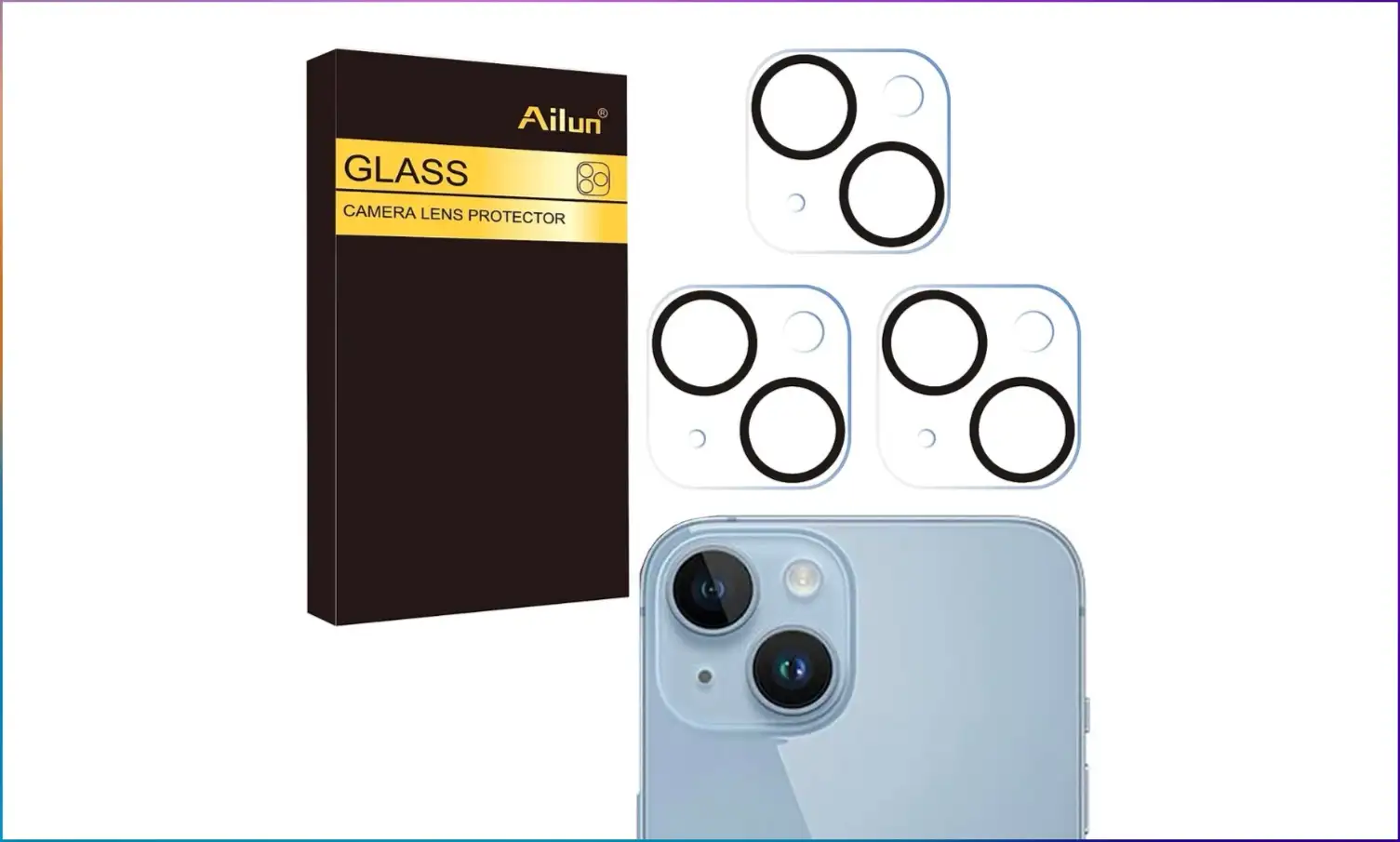 Ailun iPhone 15 and iPhone 15 Plus Lens Protectors