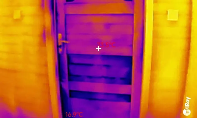 thermal imager camera recording door