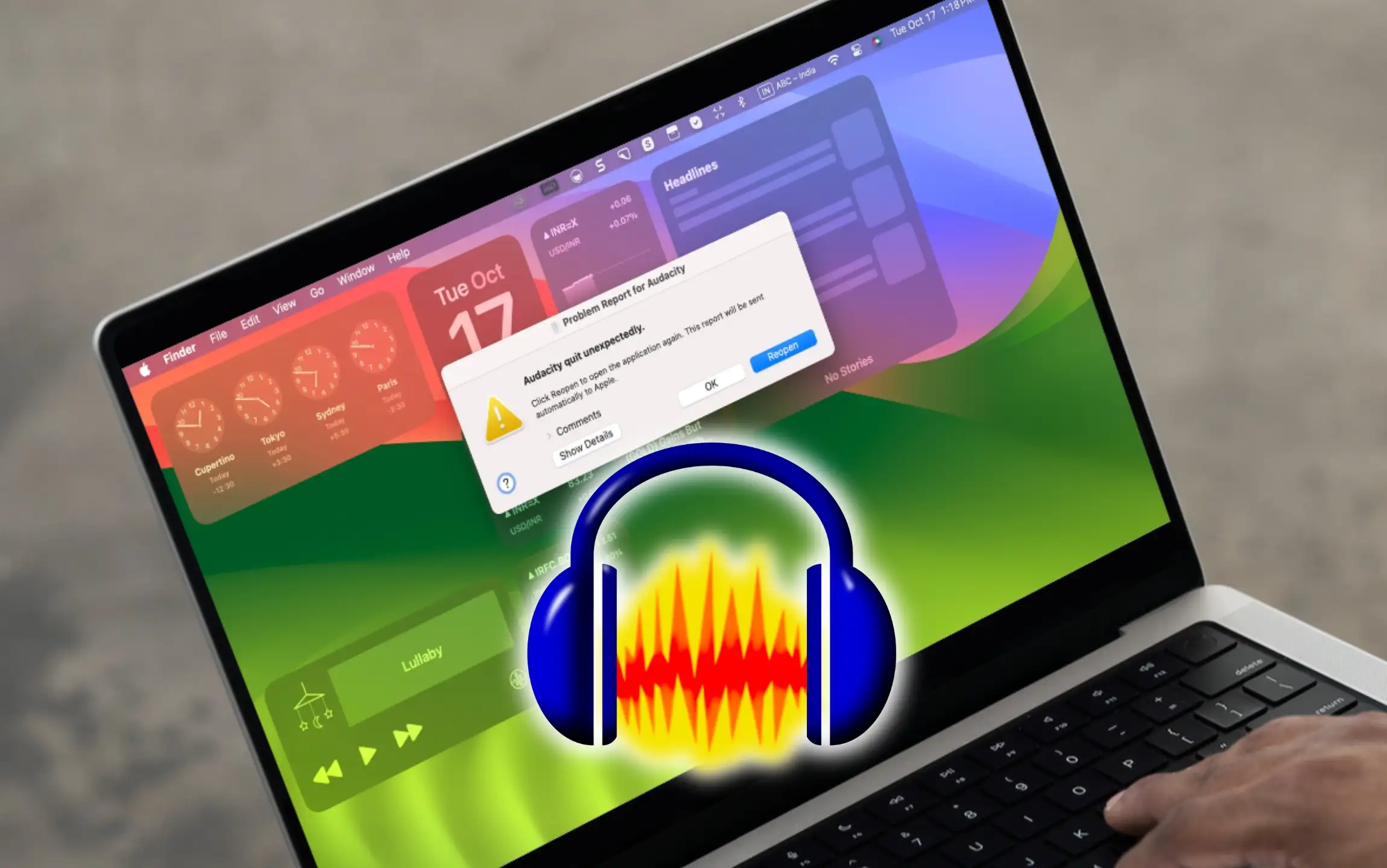 Audacity Keeps crashing on Mac