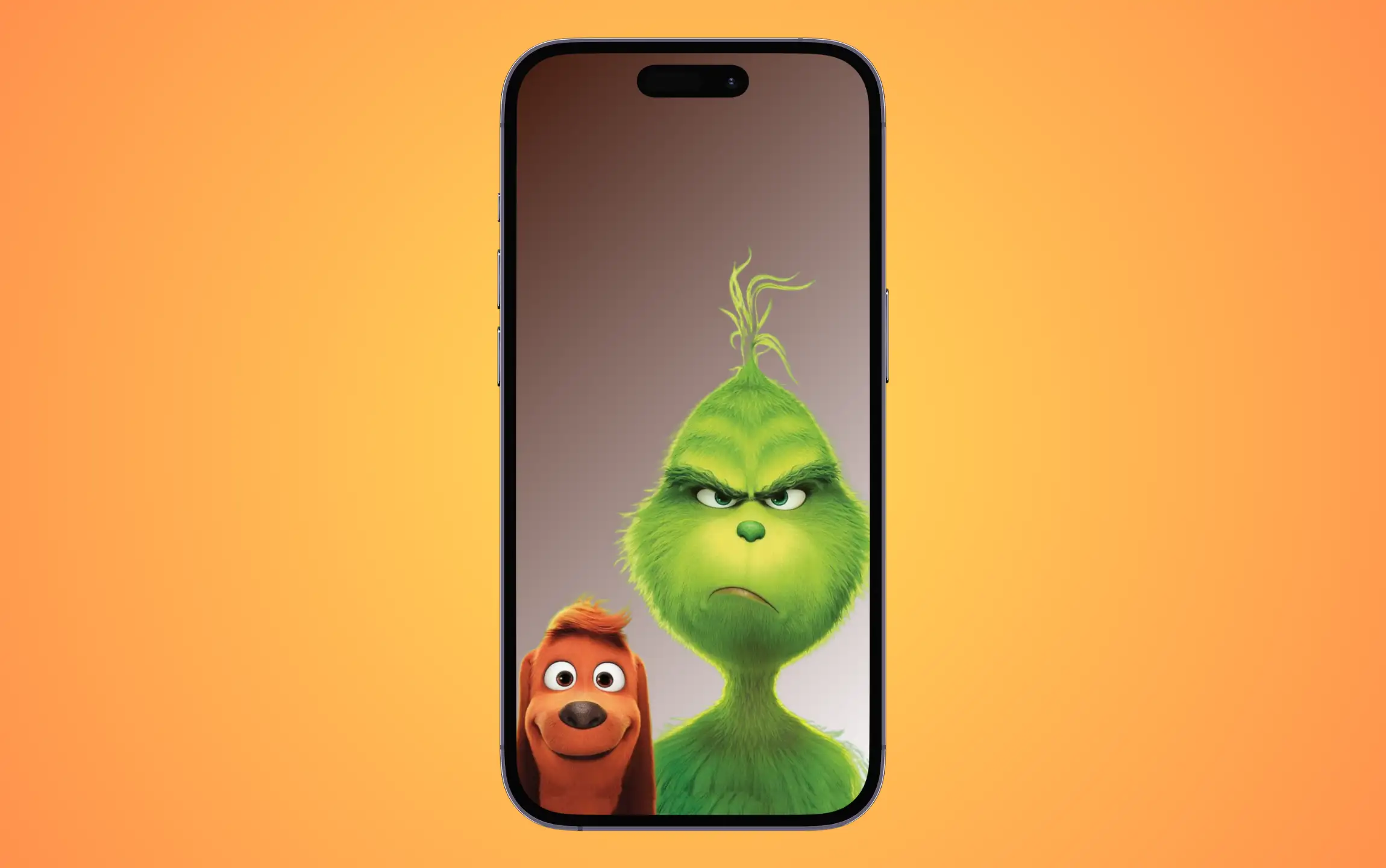 Angry Grinch wallpaper for iPhone