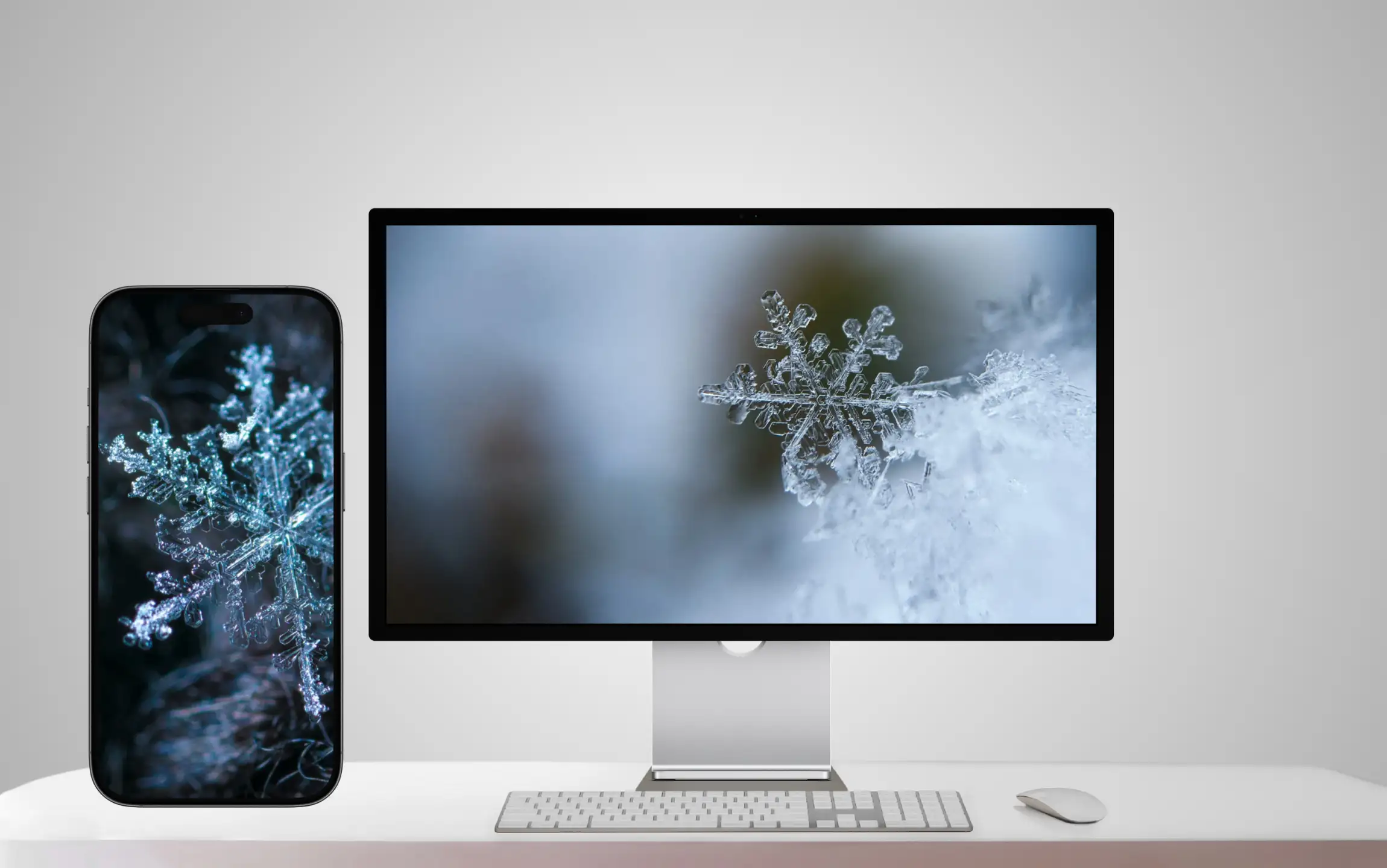 Cute Aesthetic Winter Wallpaper for iPhone and Macbook