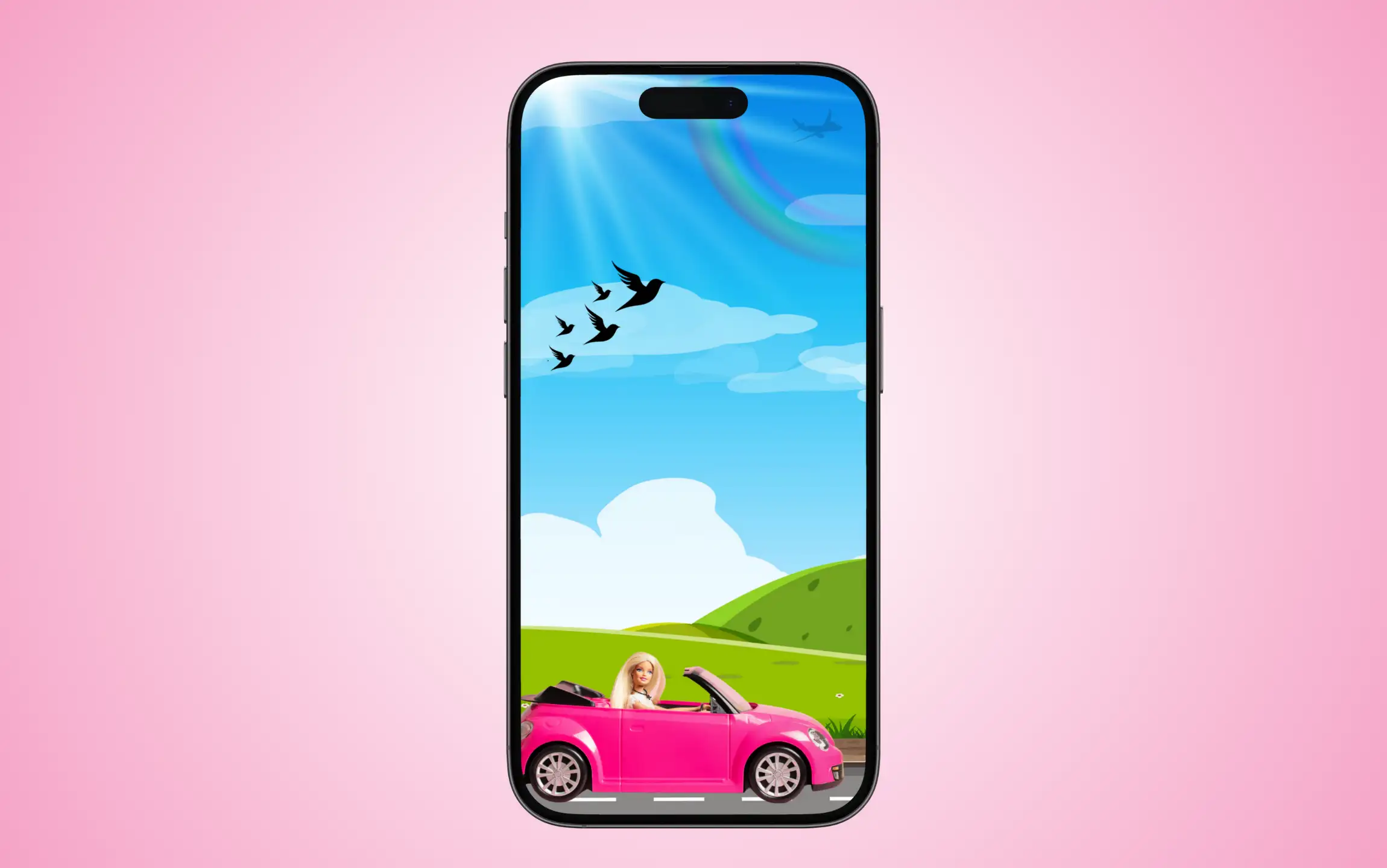 Cute barbie wallpaper for iPhone