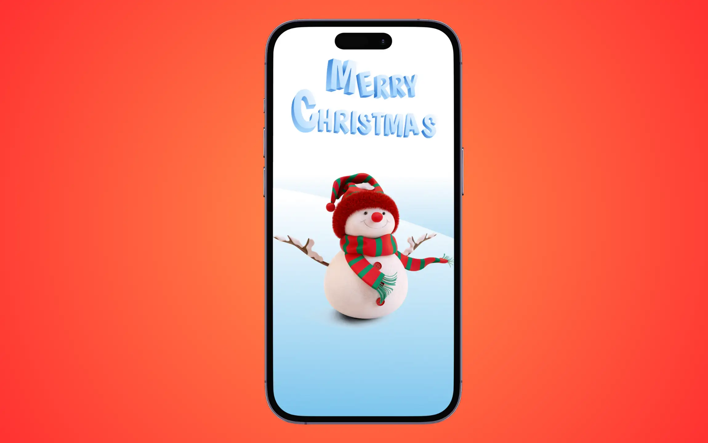 Cute merry christmas wallpapaper for iPhone