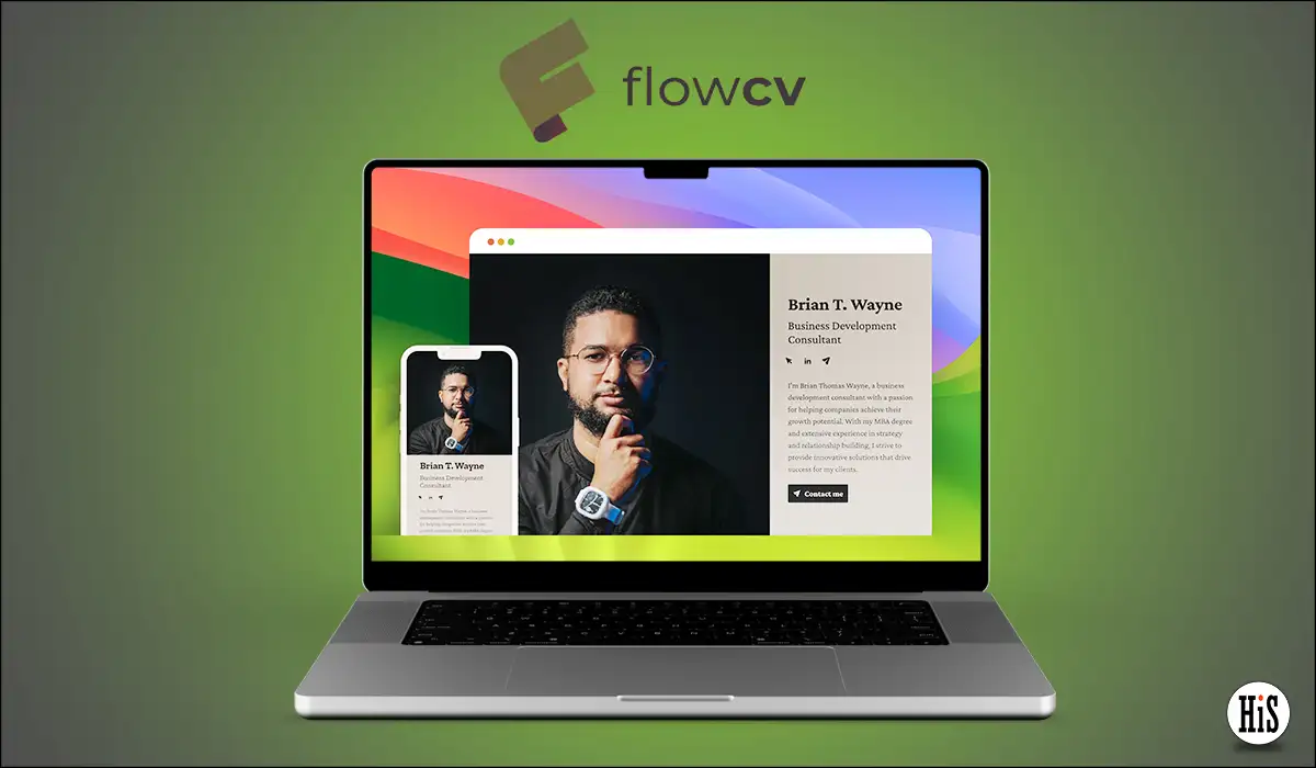 Flowcv AI resume builder for Mac