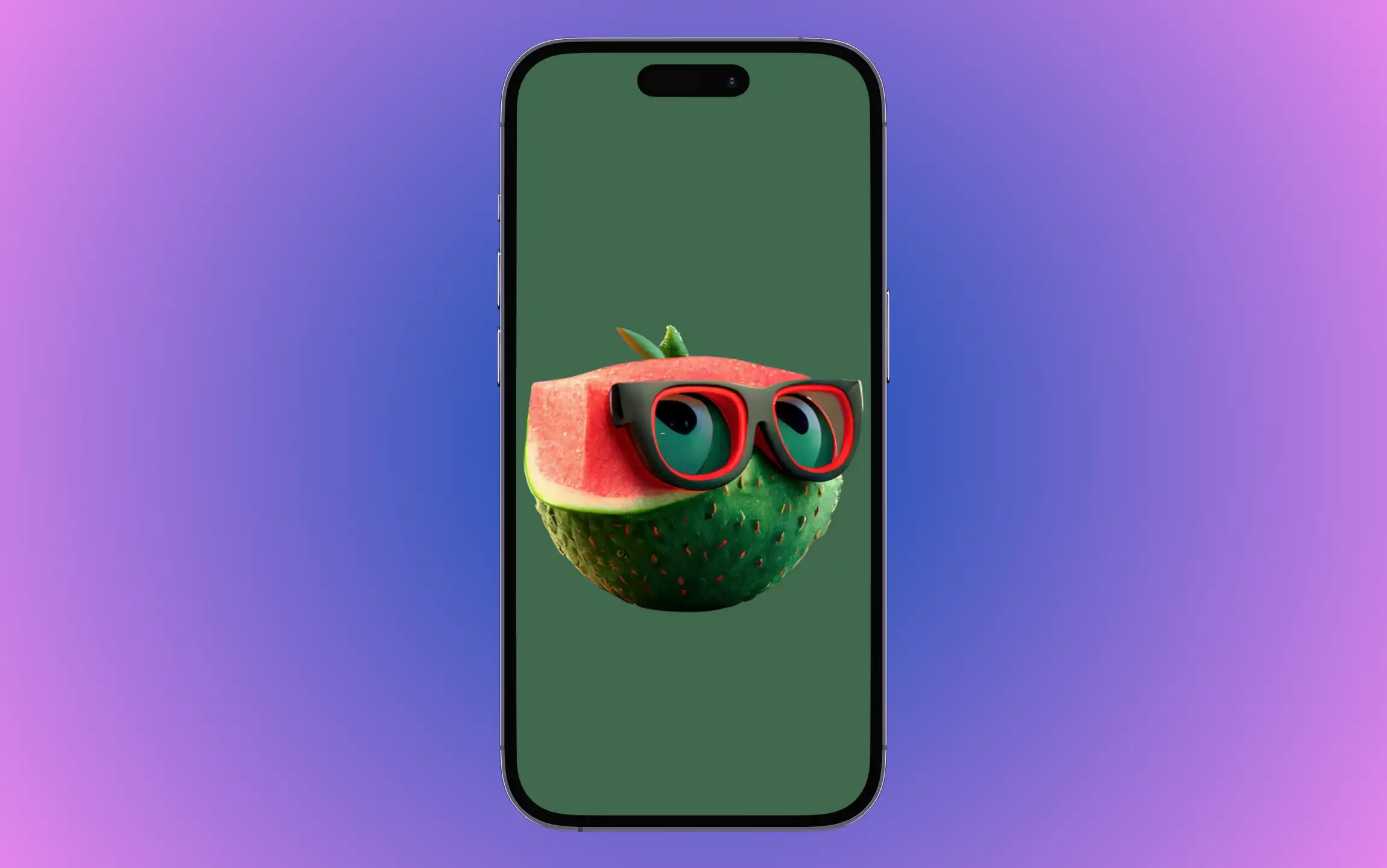 Funny Fruit Wallpaper for iPhone