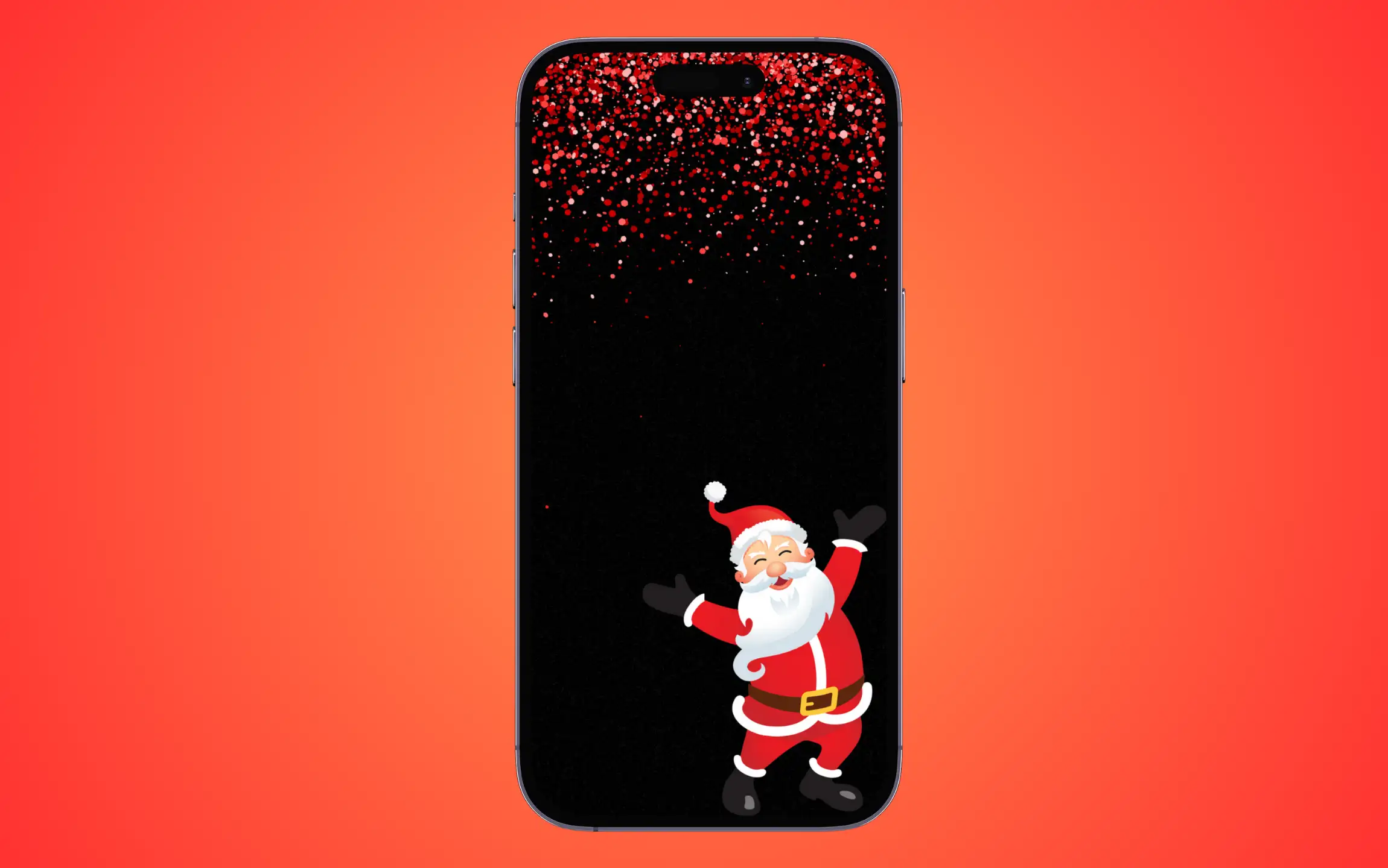 Funny christmas wallpaper for iPhone