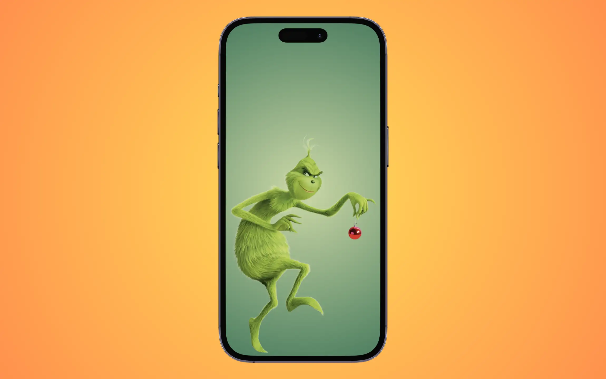 Funny grinch wallpaper for iPhone