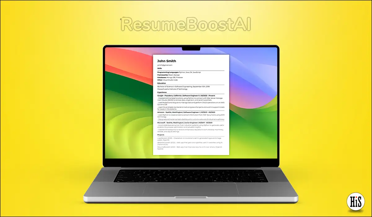 Resume Boost AI resume builder for Mac
