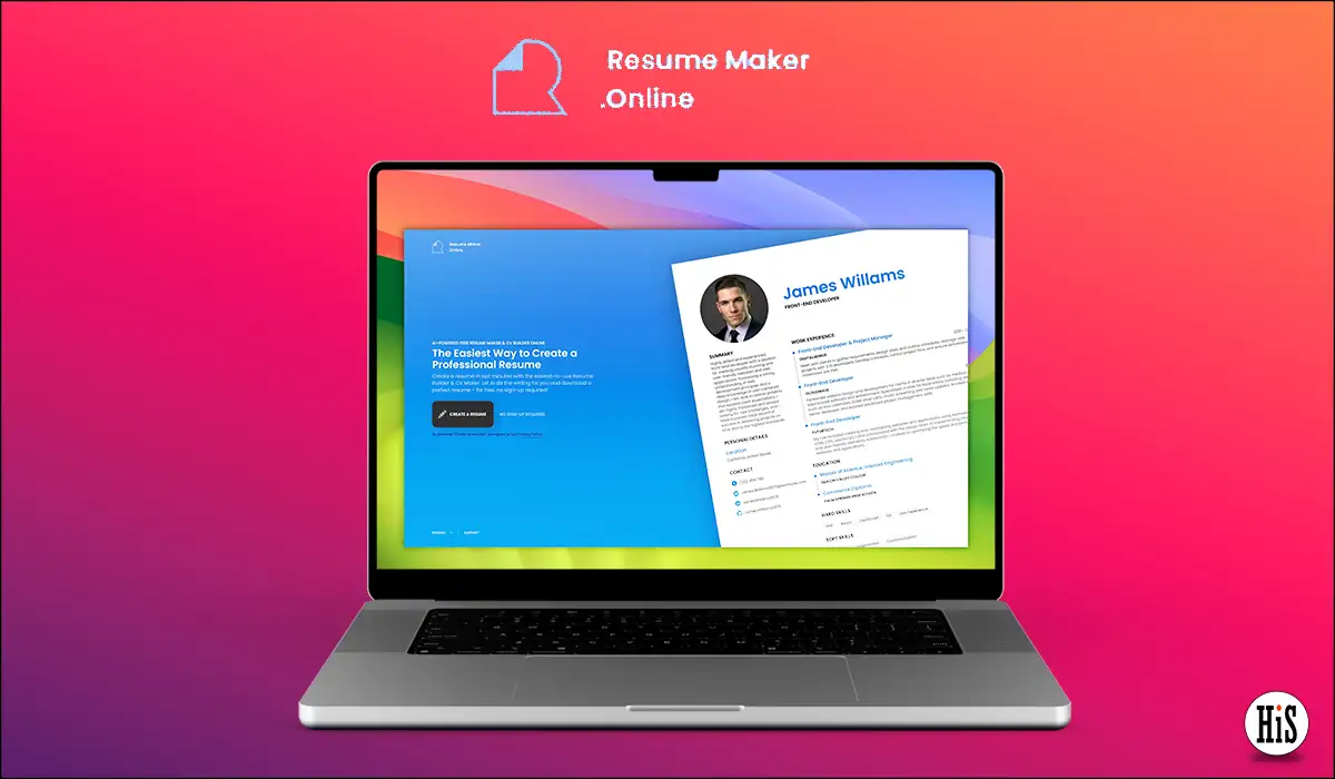 Resumemaker.online AI resume builder for Mac