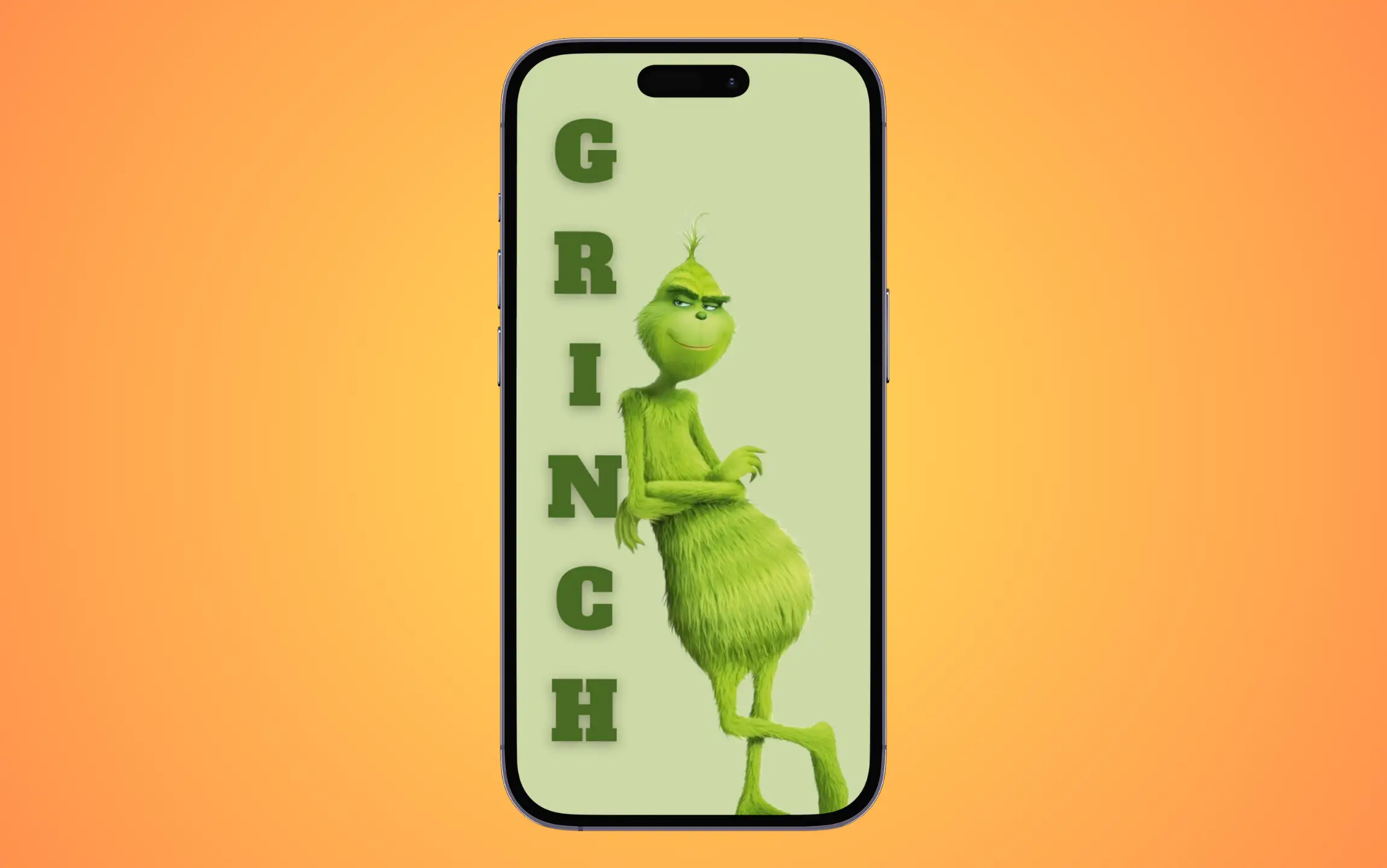 The Grinch Green Wallpaper for iPhone