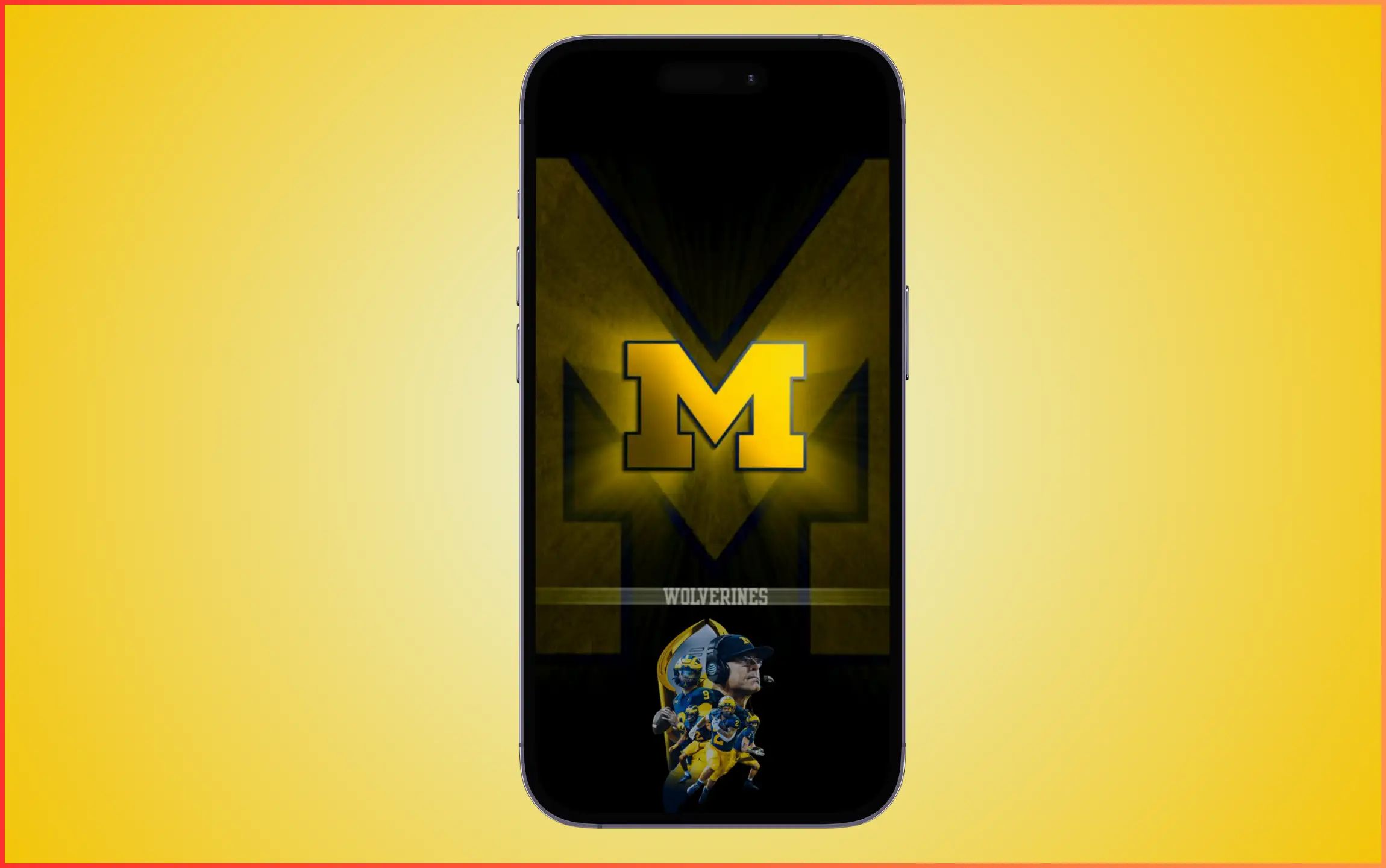 Michigan Wolverines iphone wallpaper