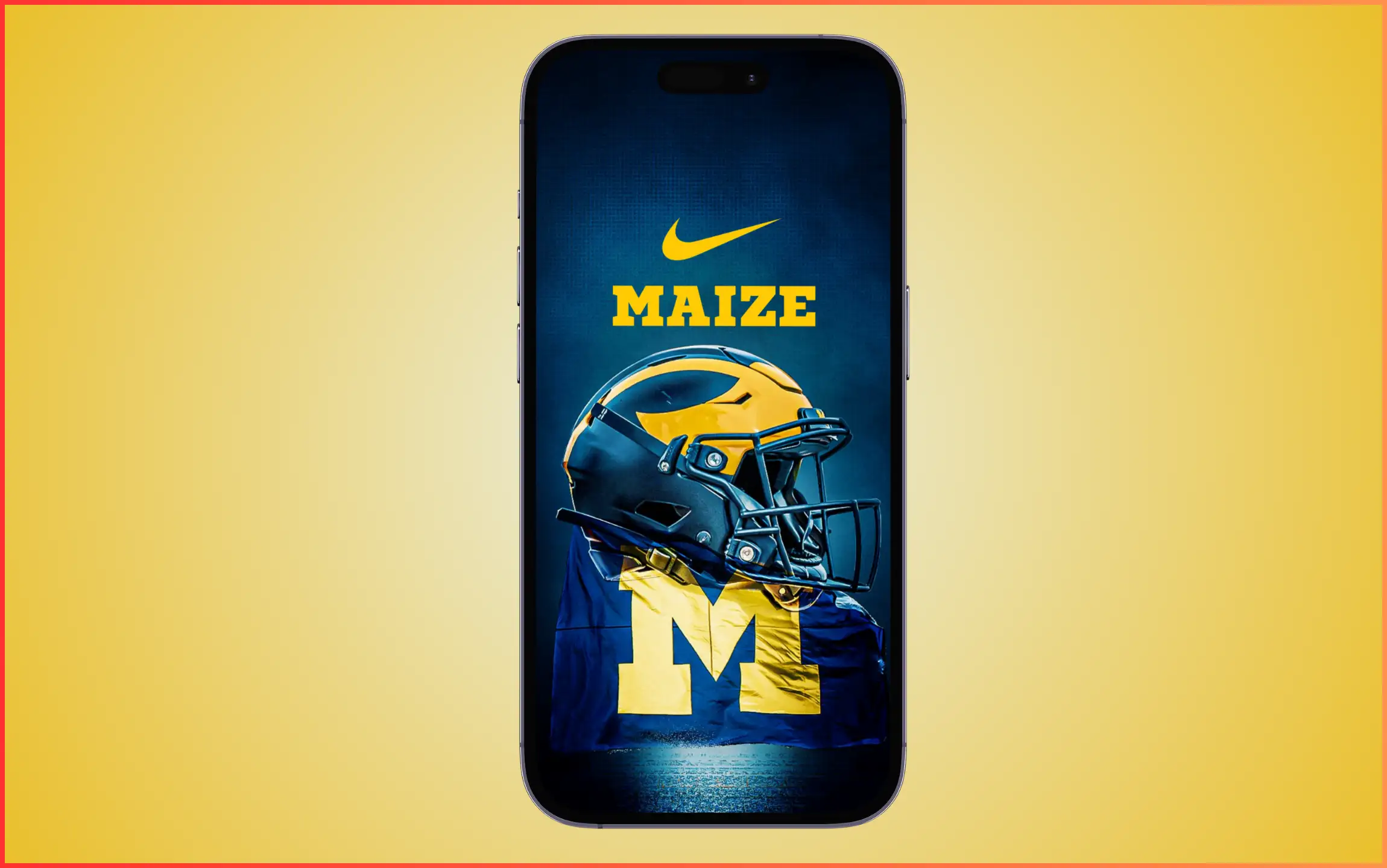 Michigan Maize Wallpaper