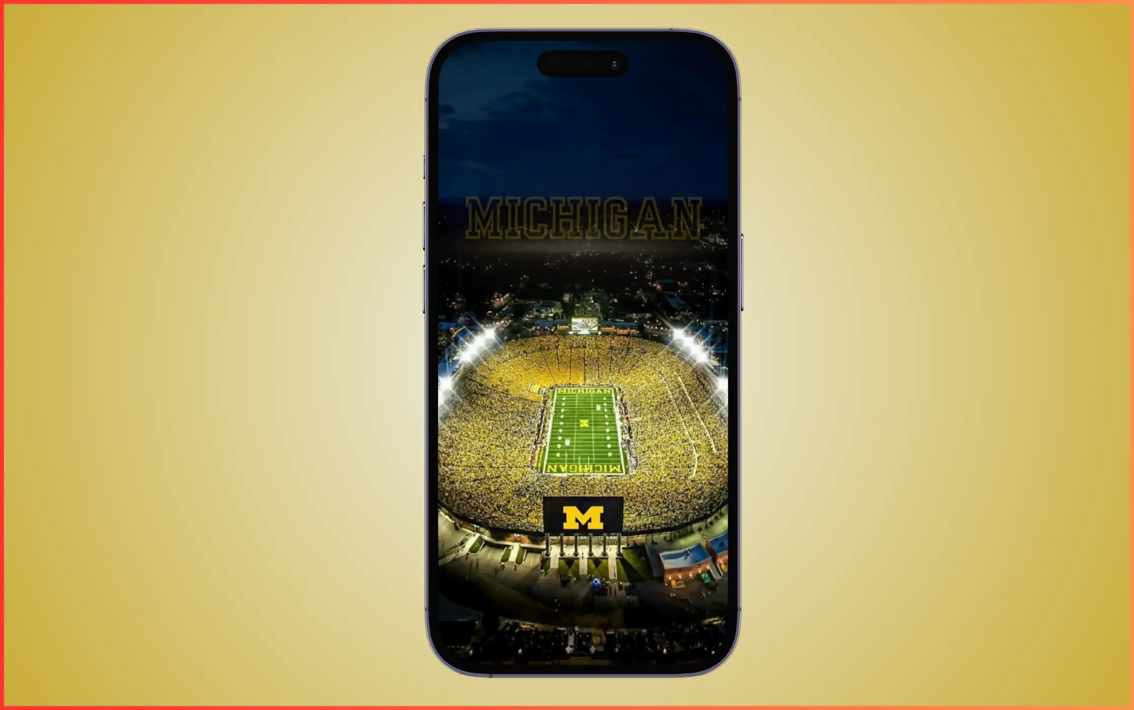 Michigan stadium wallpaper