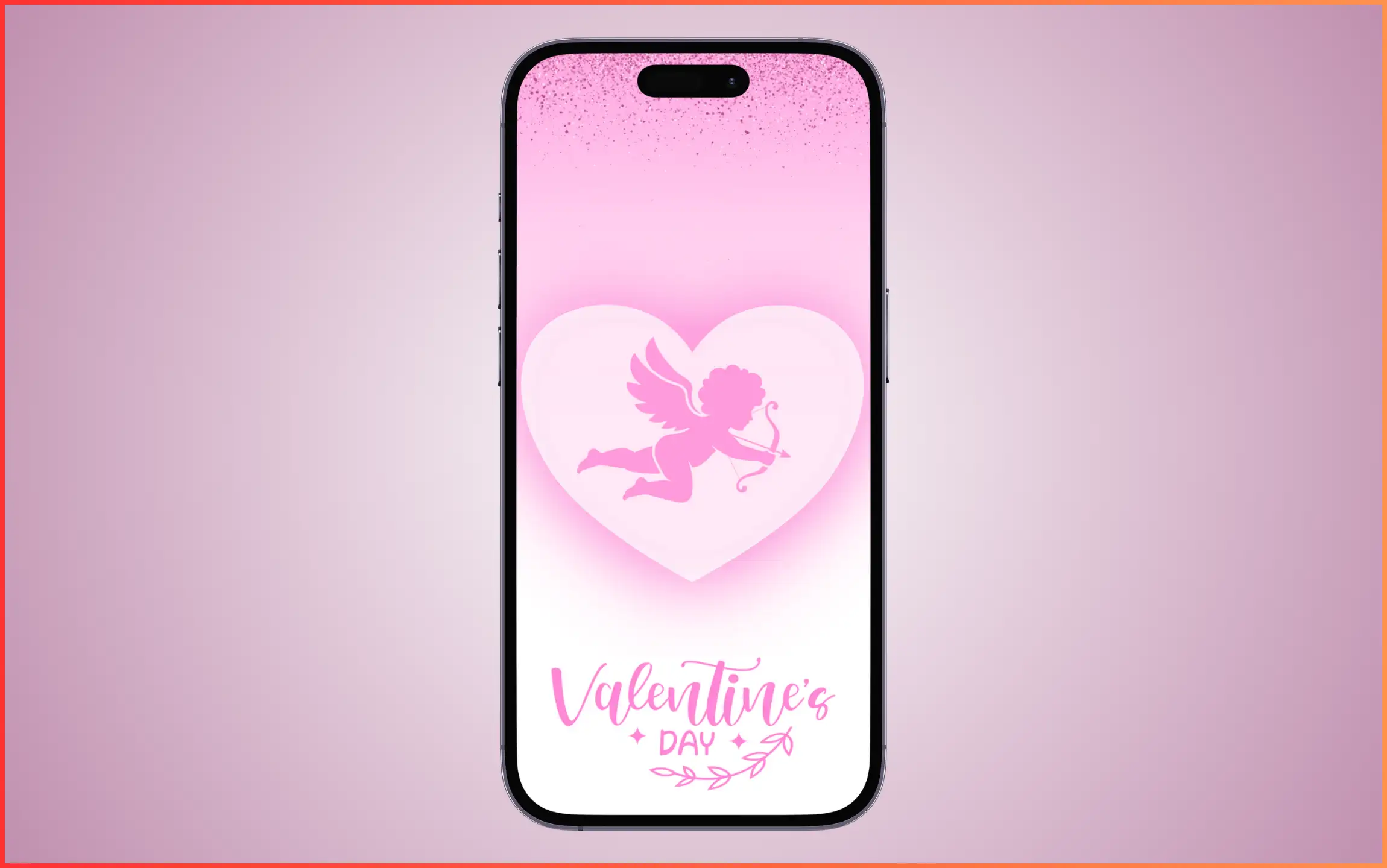 Cupid valentines Day wallpaper for iPhone