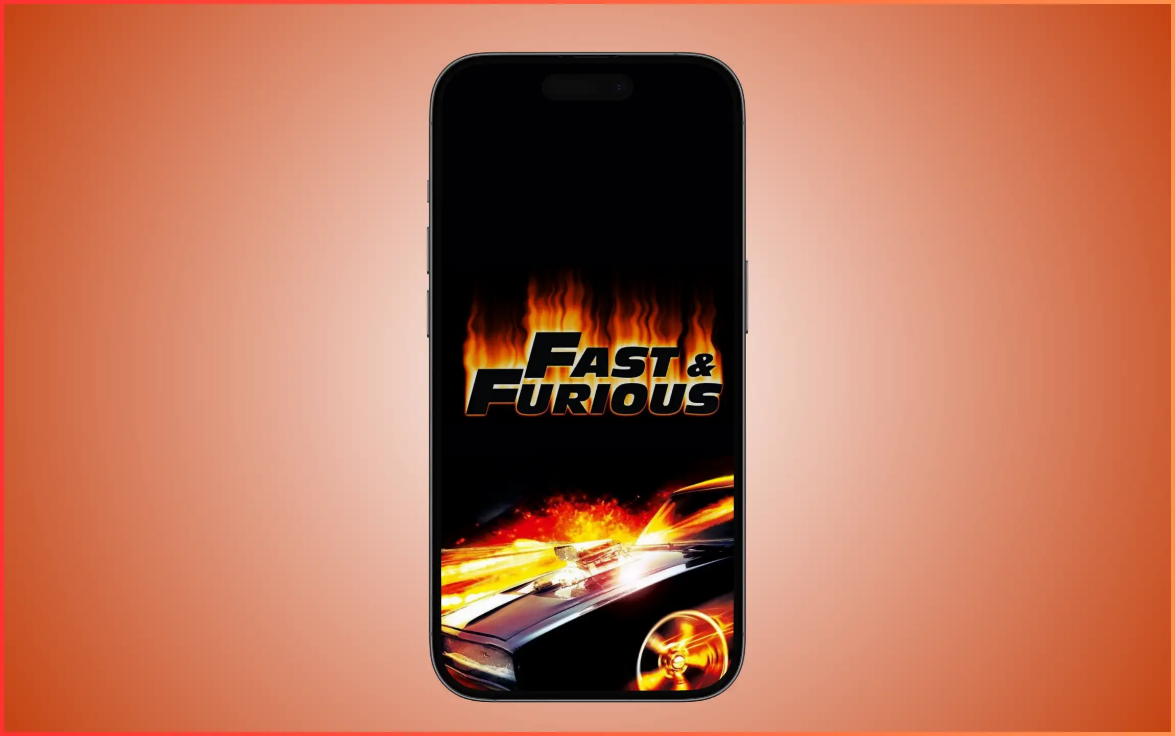 Fast and Furious Fire Wallpaper for iPhone