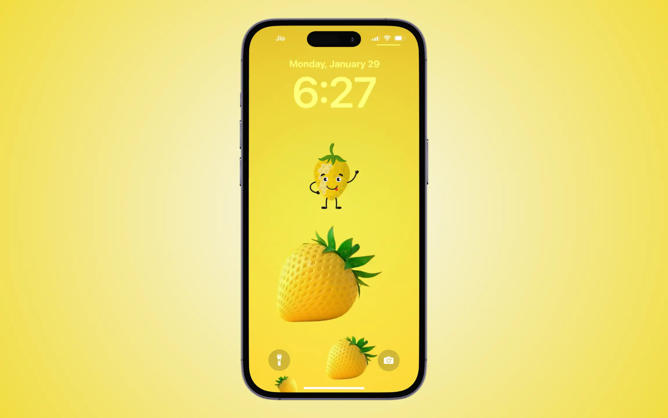 Fruit Yellow Wallpaper for iPhone