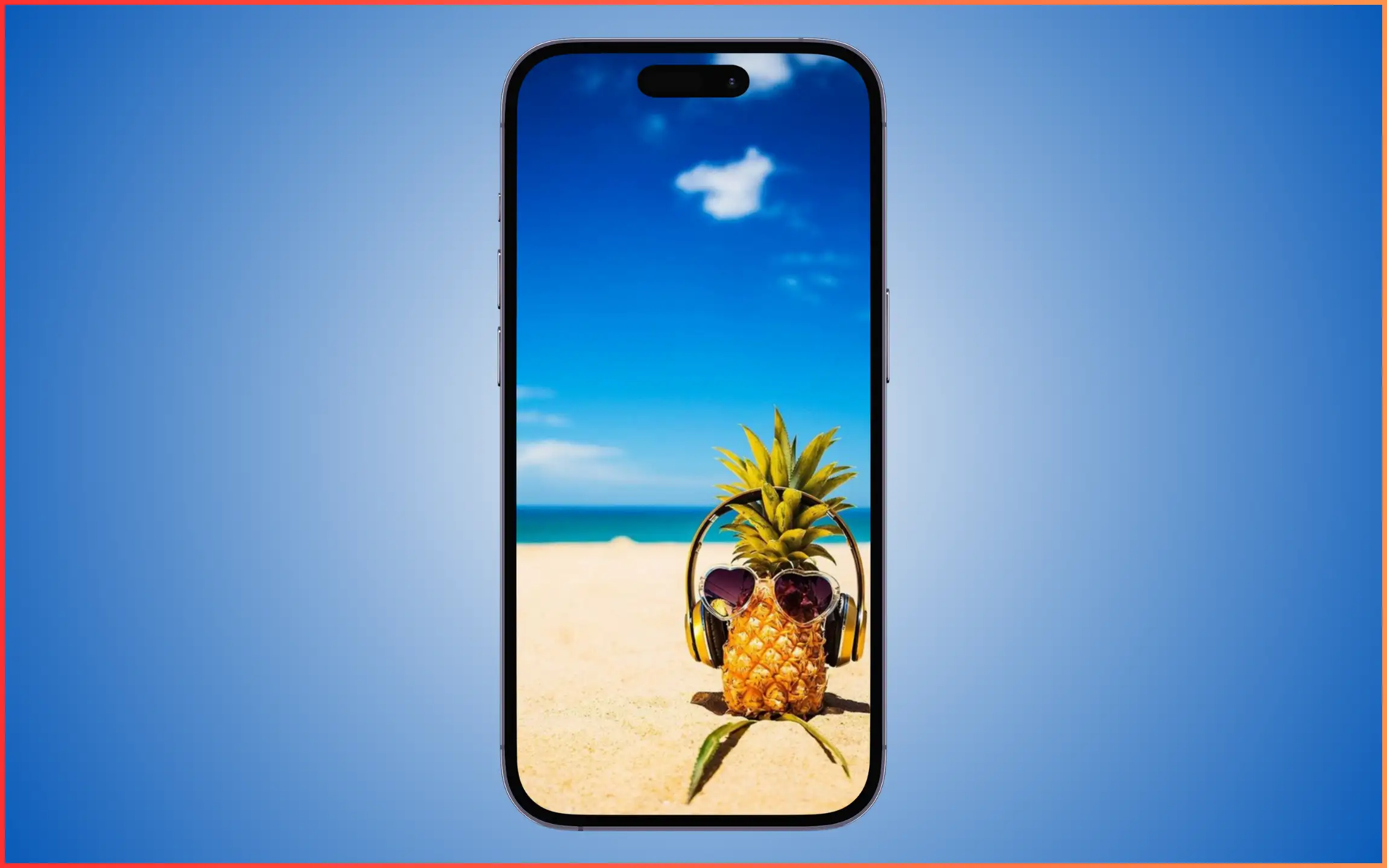 Fun Beach Wallpaper for iPhone