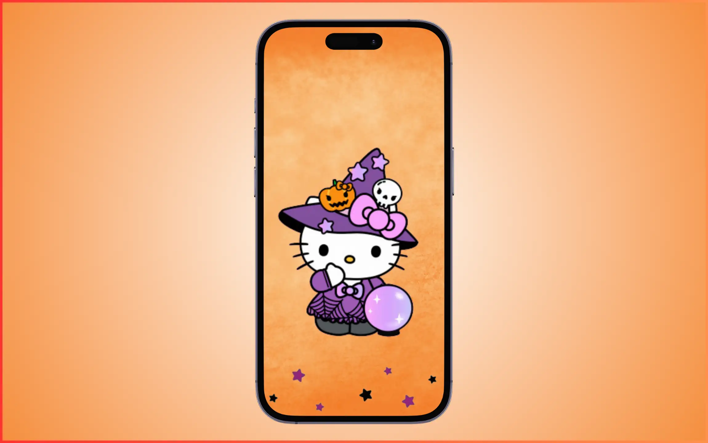 Hello Kitty Halloween Wallpaper for iPhone