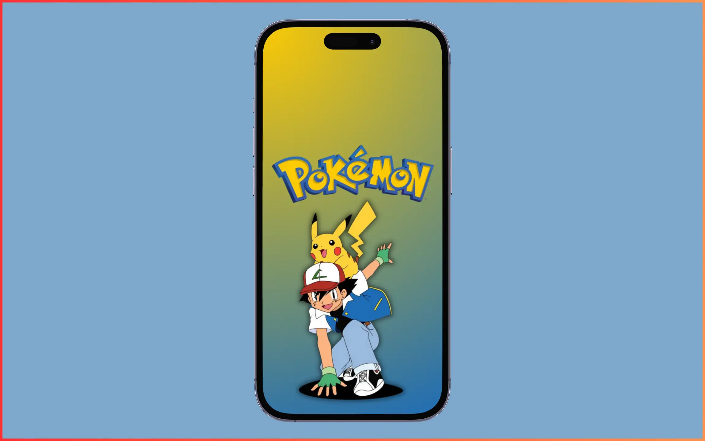 Pokemon Ash Pikachu Wallpaper for iPhone