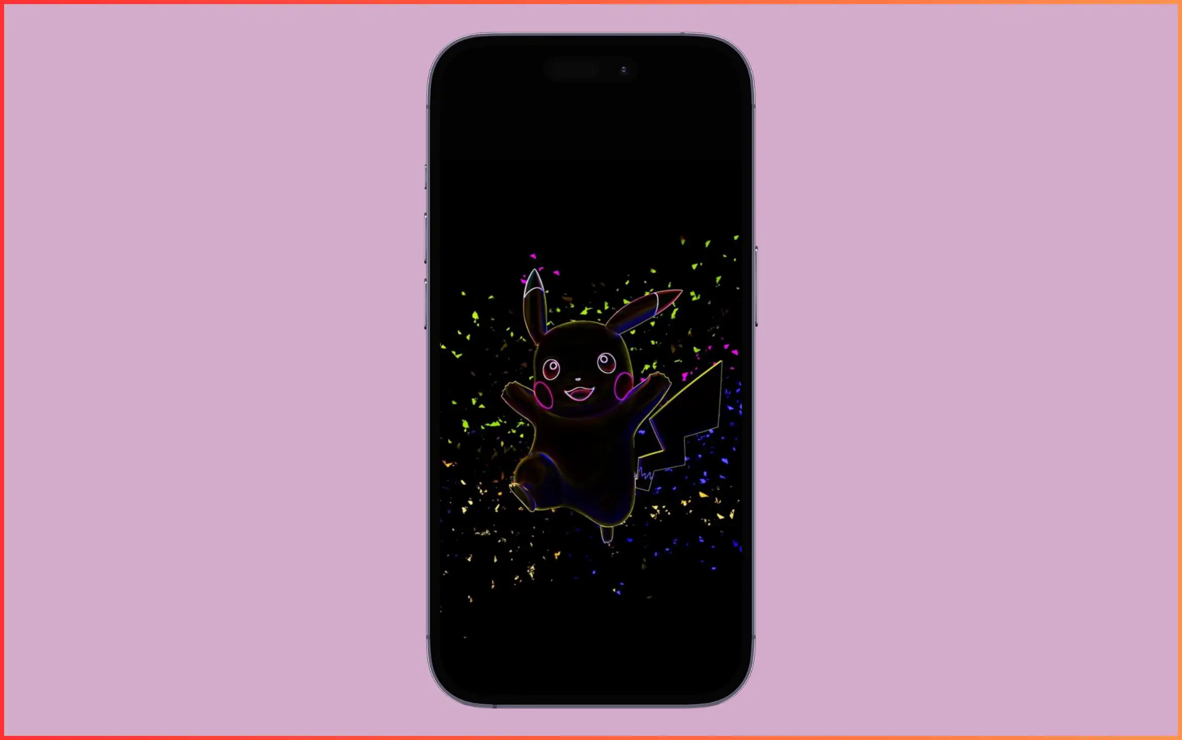 Pokemon Neon Wallpaper for iPhone
