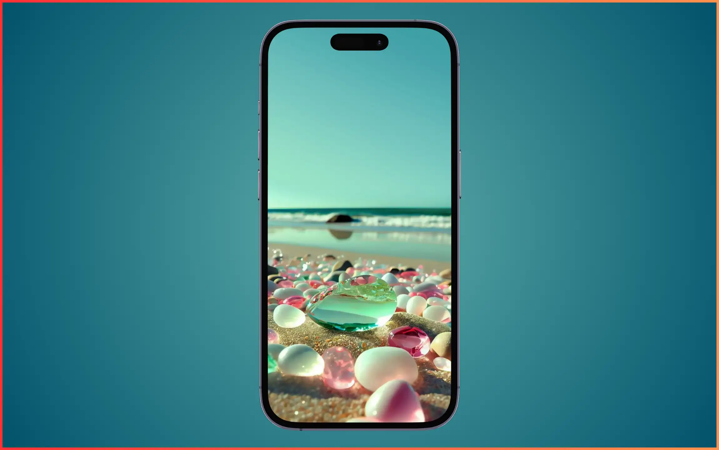 Sea Glass Wallpaper for iPhone