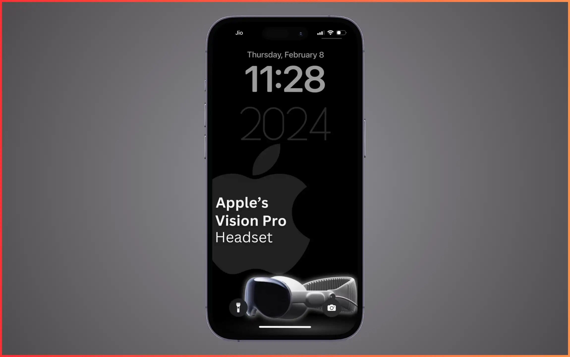 Apple Vision Pro Headset Wallpaper for iPhone