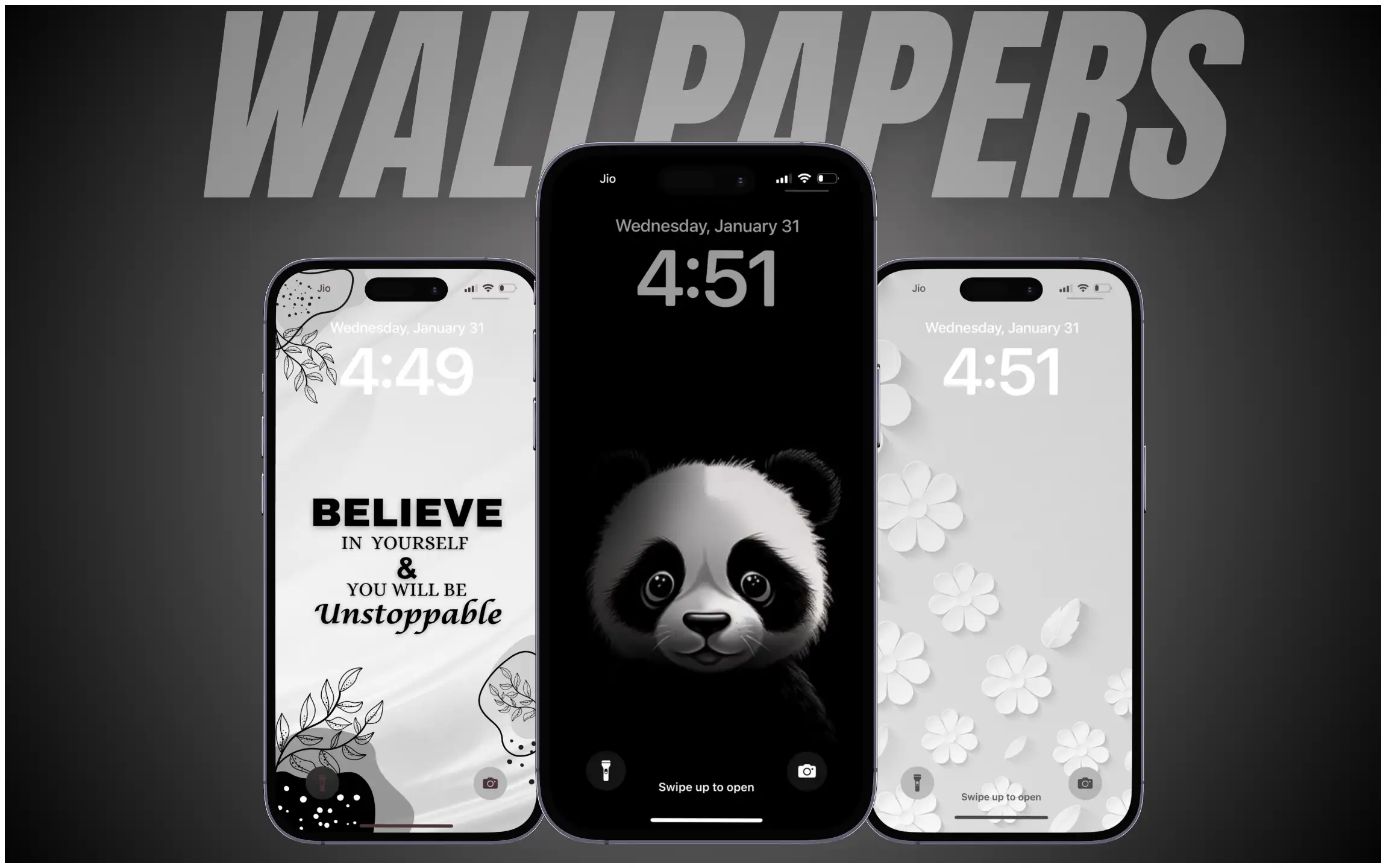 Black and White Wallpapers for iPhone in 2024
