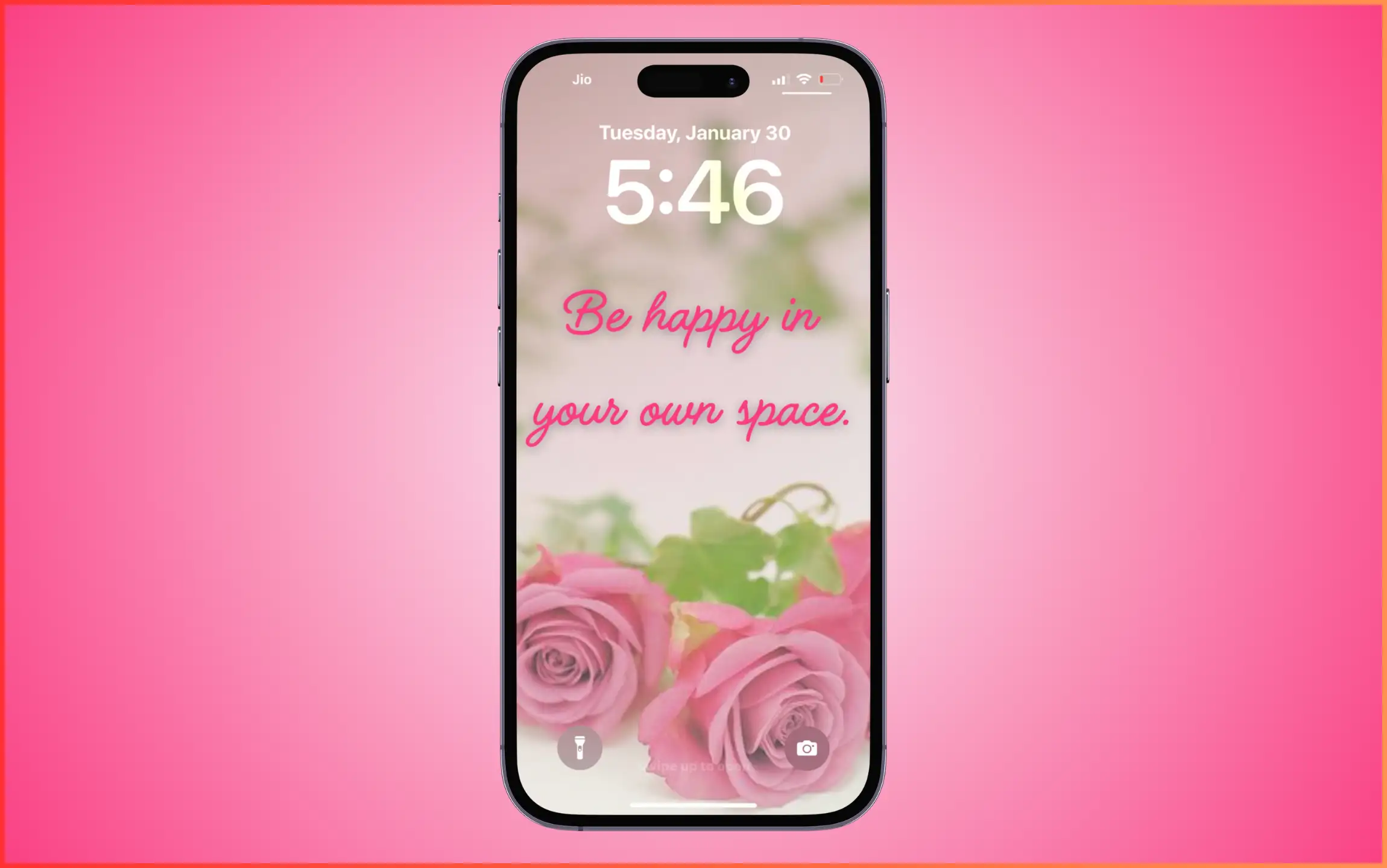 Hot Pink Aesthetic Wallpaper for iPhone