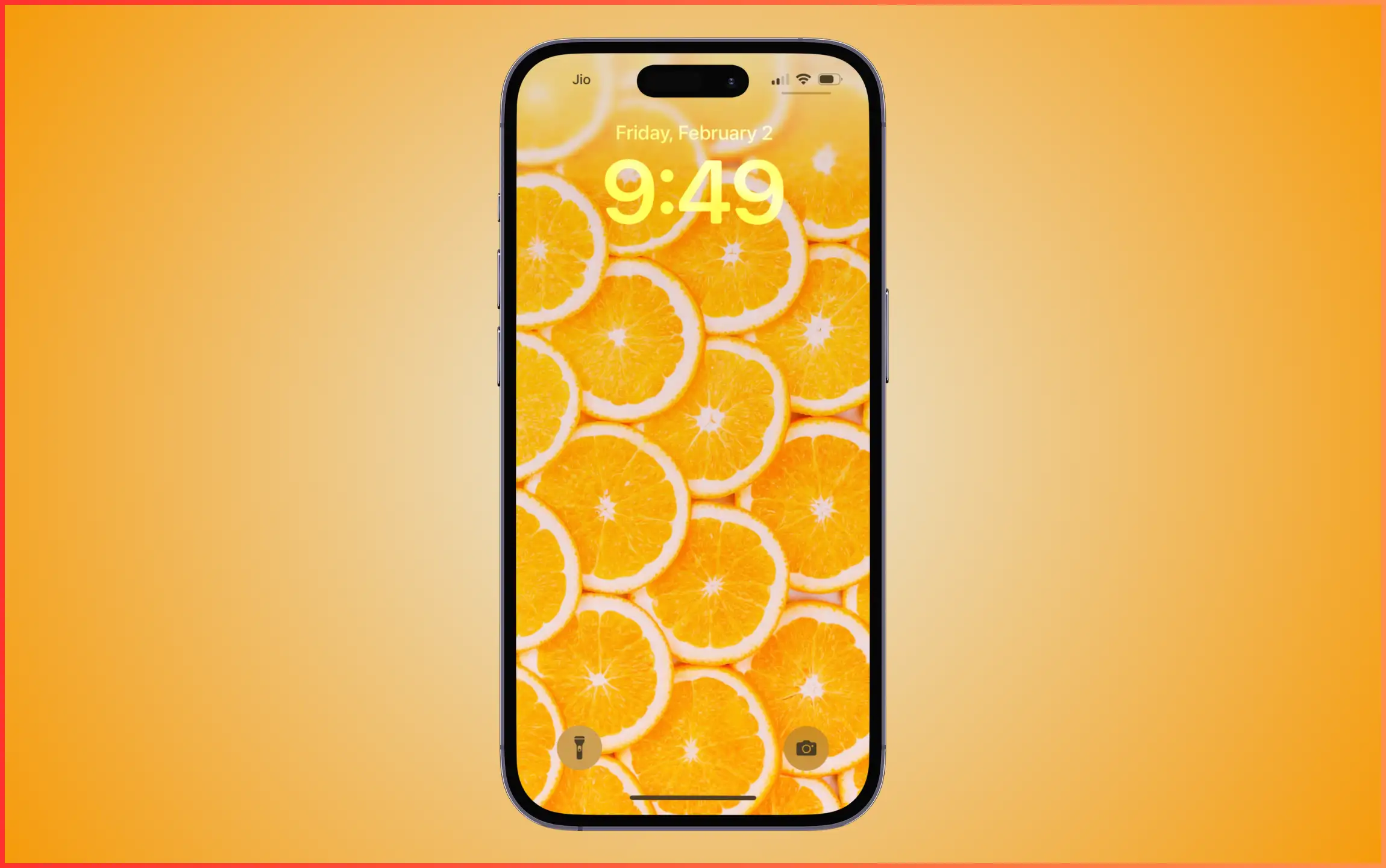 Orange Slices Background Wallpaper for iPhone