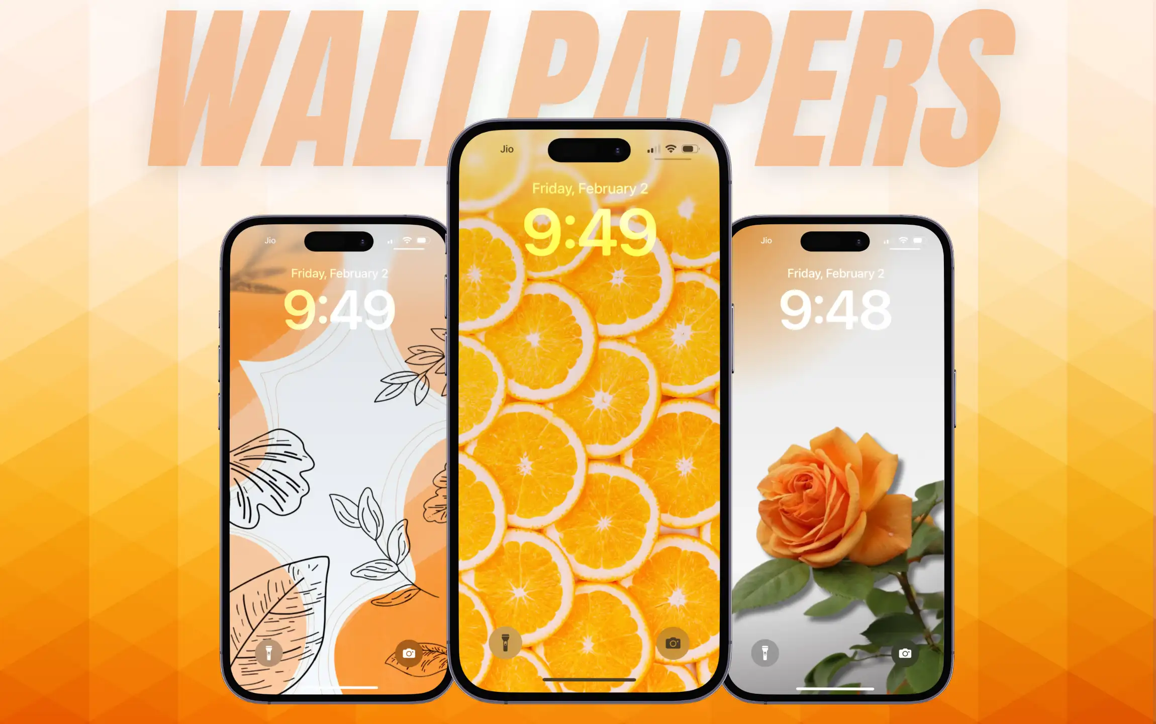 Orange Wallpapers for iPhone in 2024