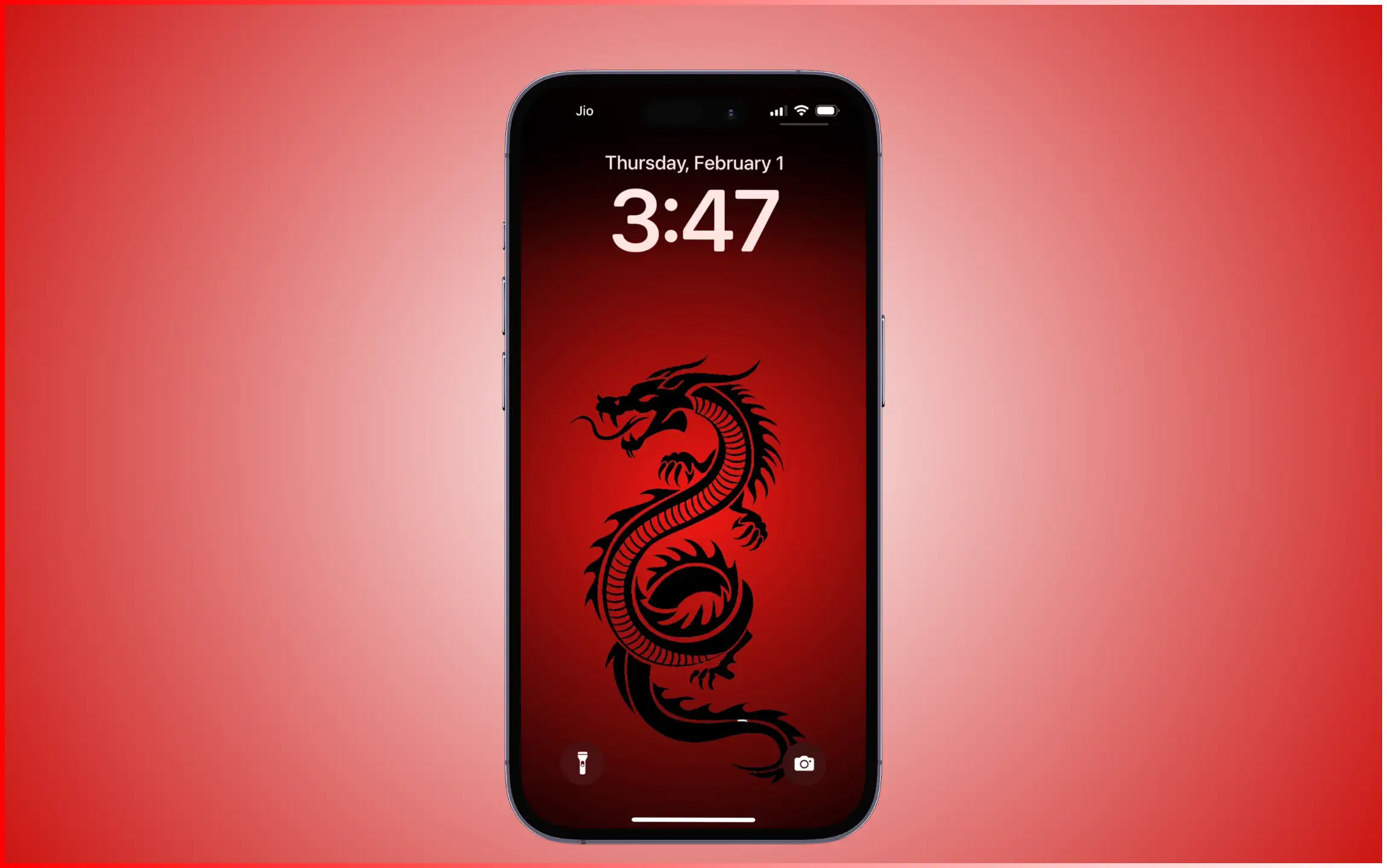 Red Dragon Wallpaper for iPhone