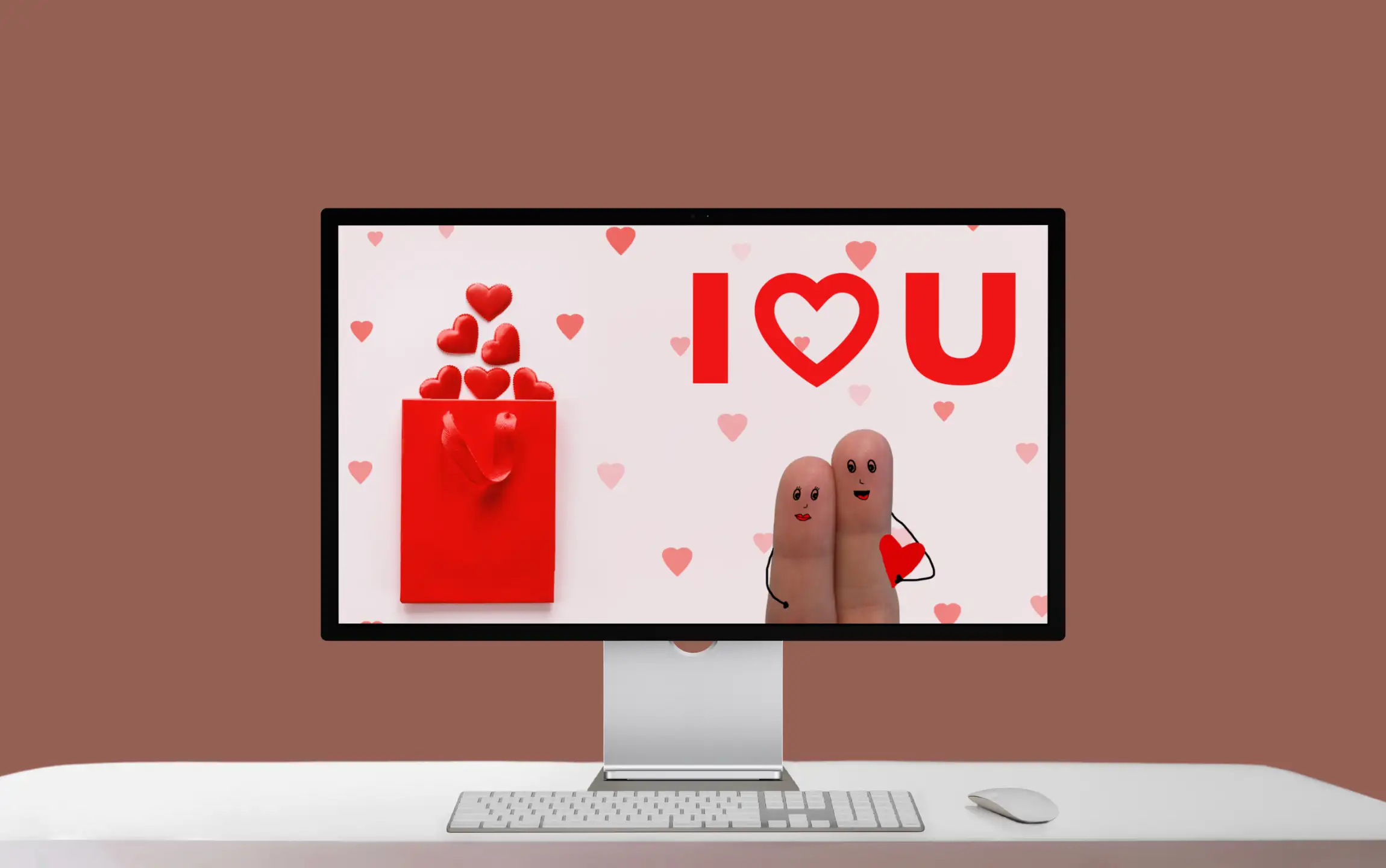 Red Heart Valentine’s Day Wallpaper for Desktop