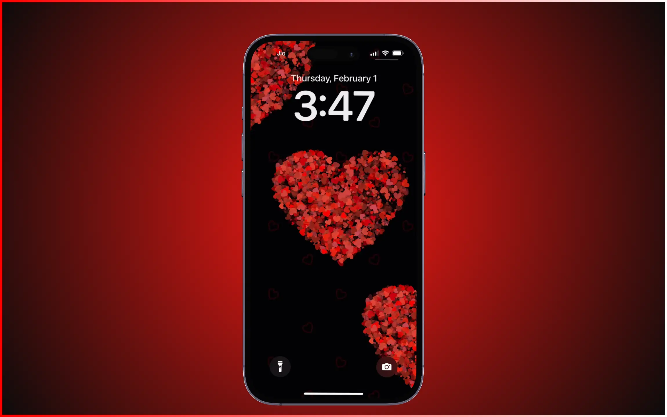 Red Heart Wallpaper for iPhone