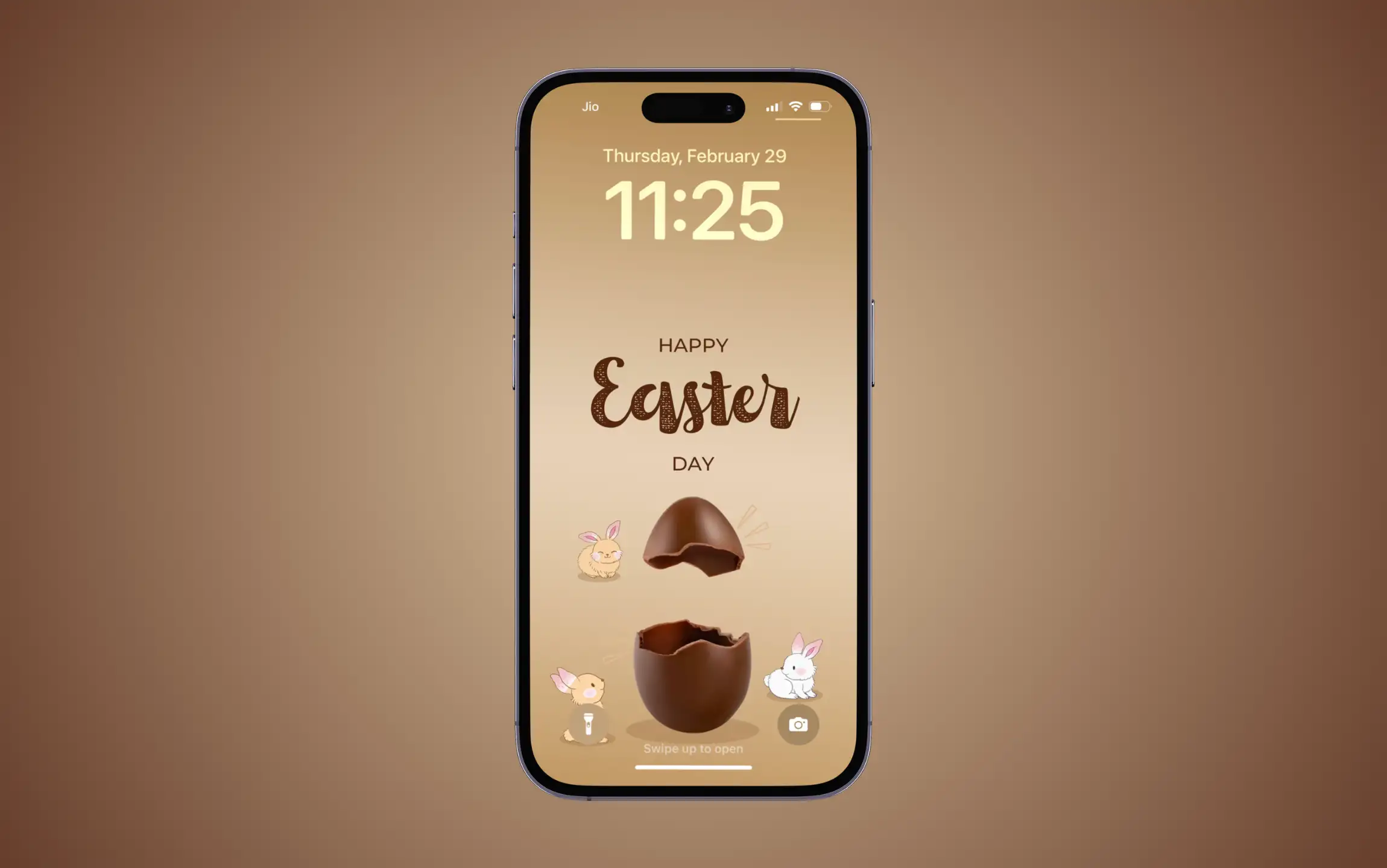 Chocolate Easter Eggs Wallpaper for iPhone