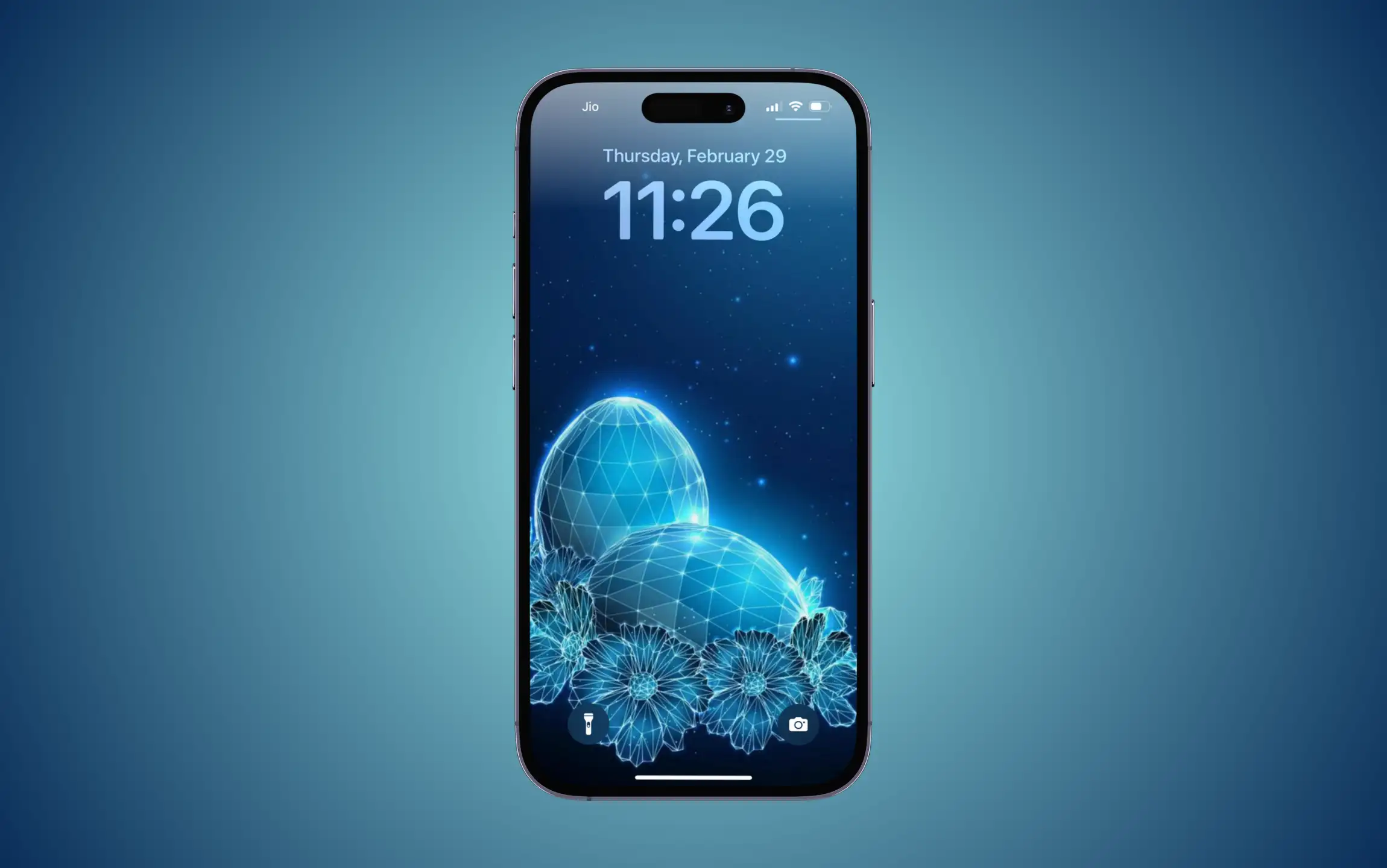 Neon Easter Wallpaper for iPhone