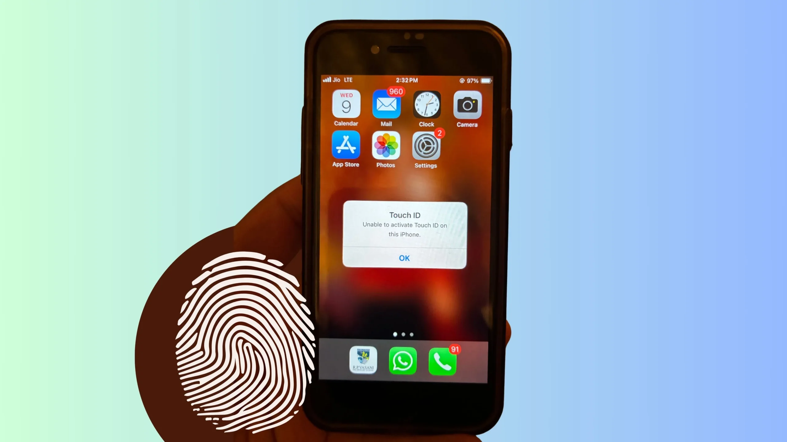Unable to Activate Touch ID on This iPhone