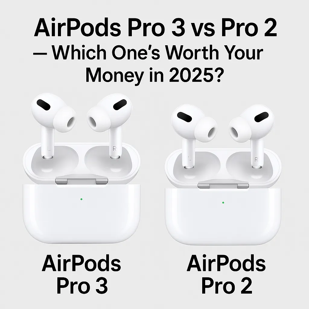 AirPods Pro 3 vs Pro 2 — Which One’s Worth Your Money in 2025