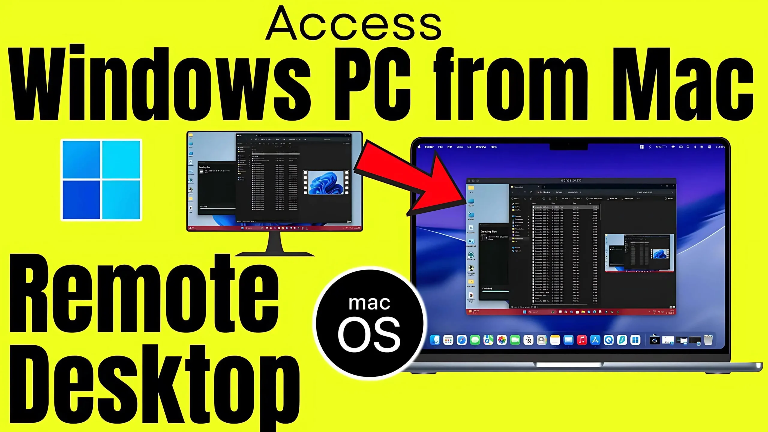 How to Remote Desktop from Mac to Windows - Access Windows pc from mac