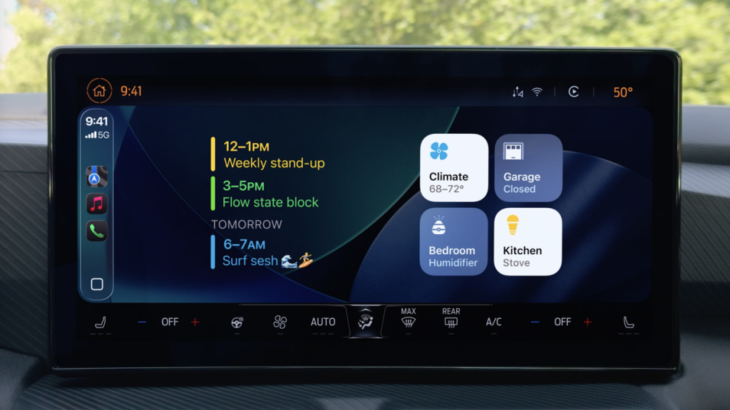 carplay widget in iOS 26